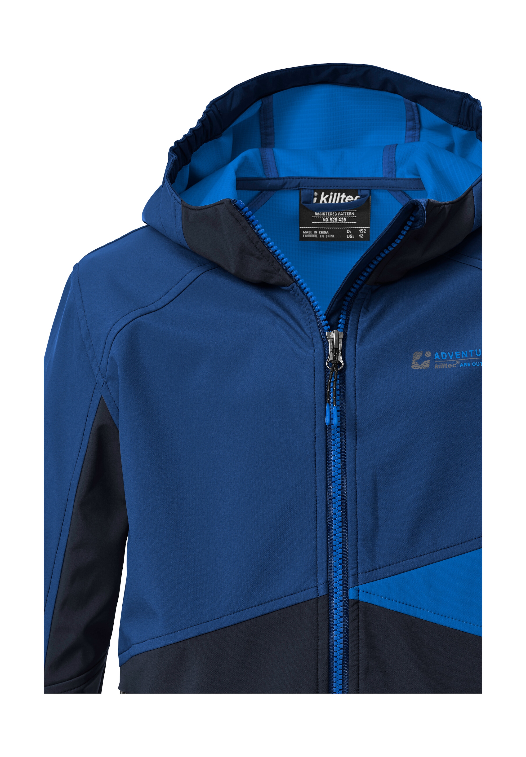Killtec Softshelljacke »KOS 142 BYS SFTSHLL JCKT« Wind- und wasserabweisende Kinderjacke, Colourblock-Design