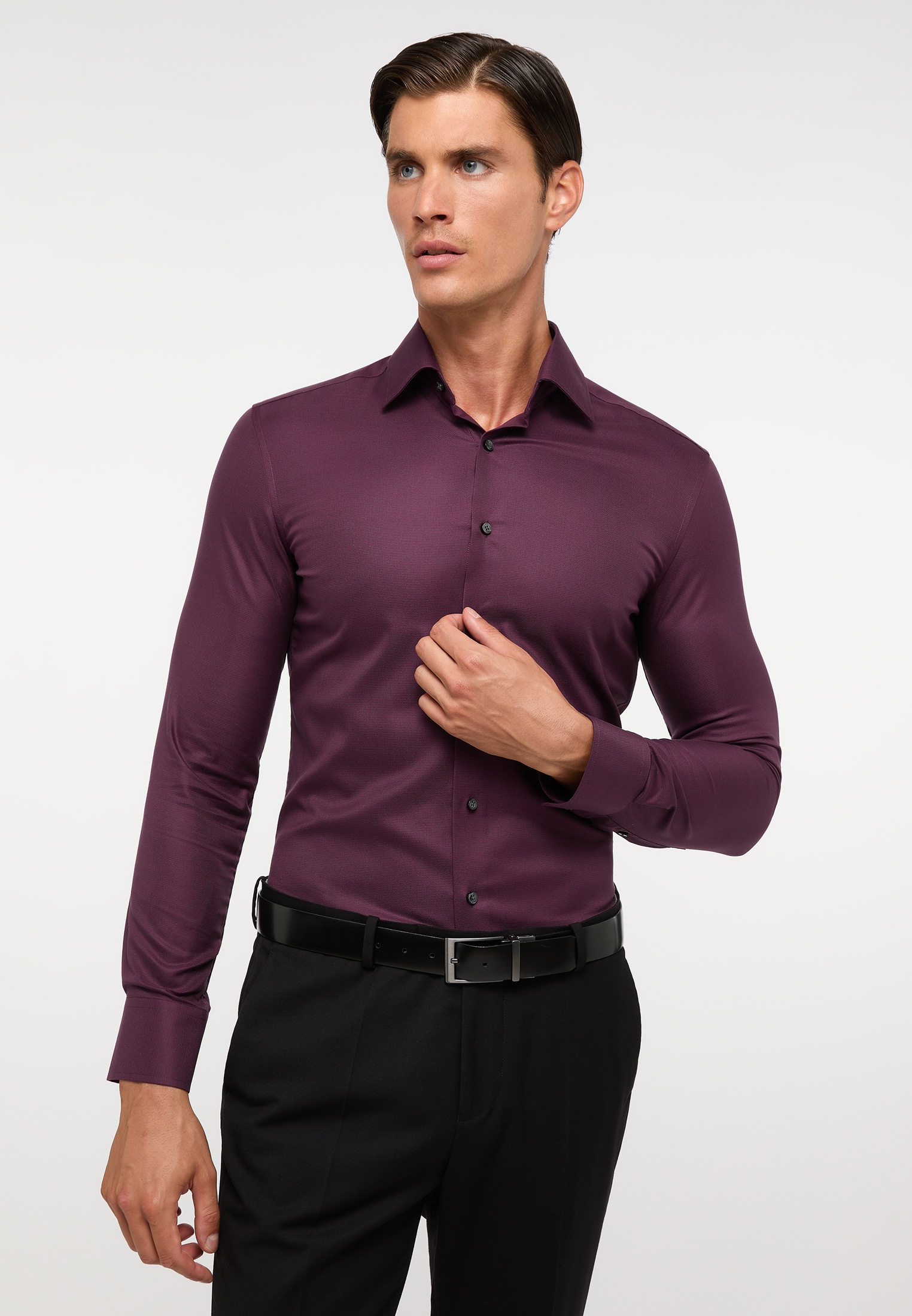 Eterna Langarmhemd »SLIM FIT« NON IRON (bügelfrei)