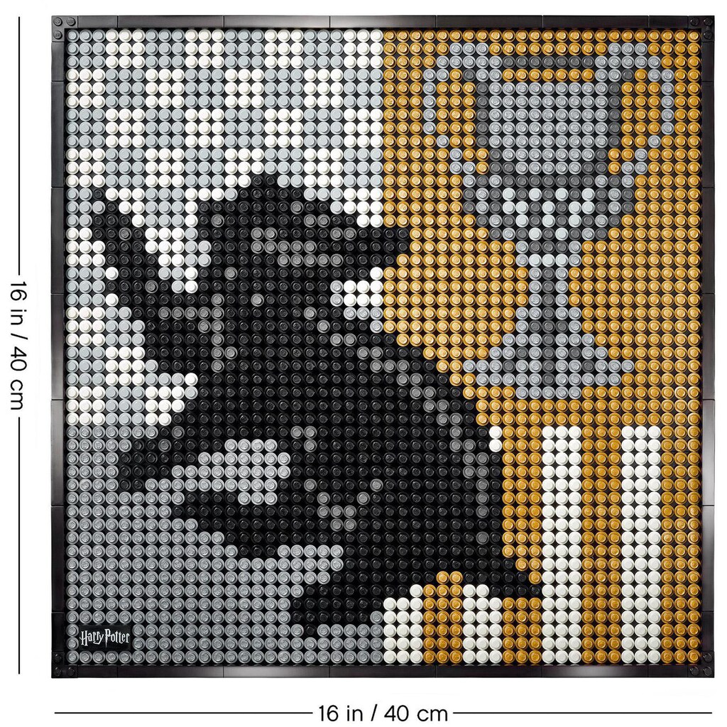 LEGO® Konstruktionsspielsteine »Harry Potter™ Hogwarts™ Wappen - Kunstbild (31201), LEGO® Art«, (4249 St.)