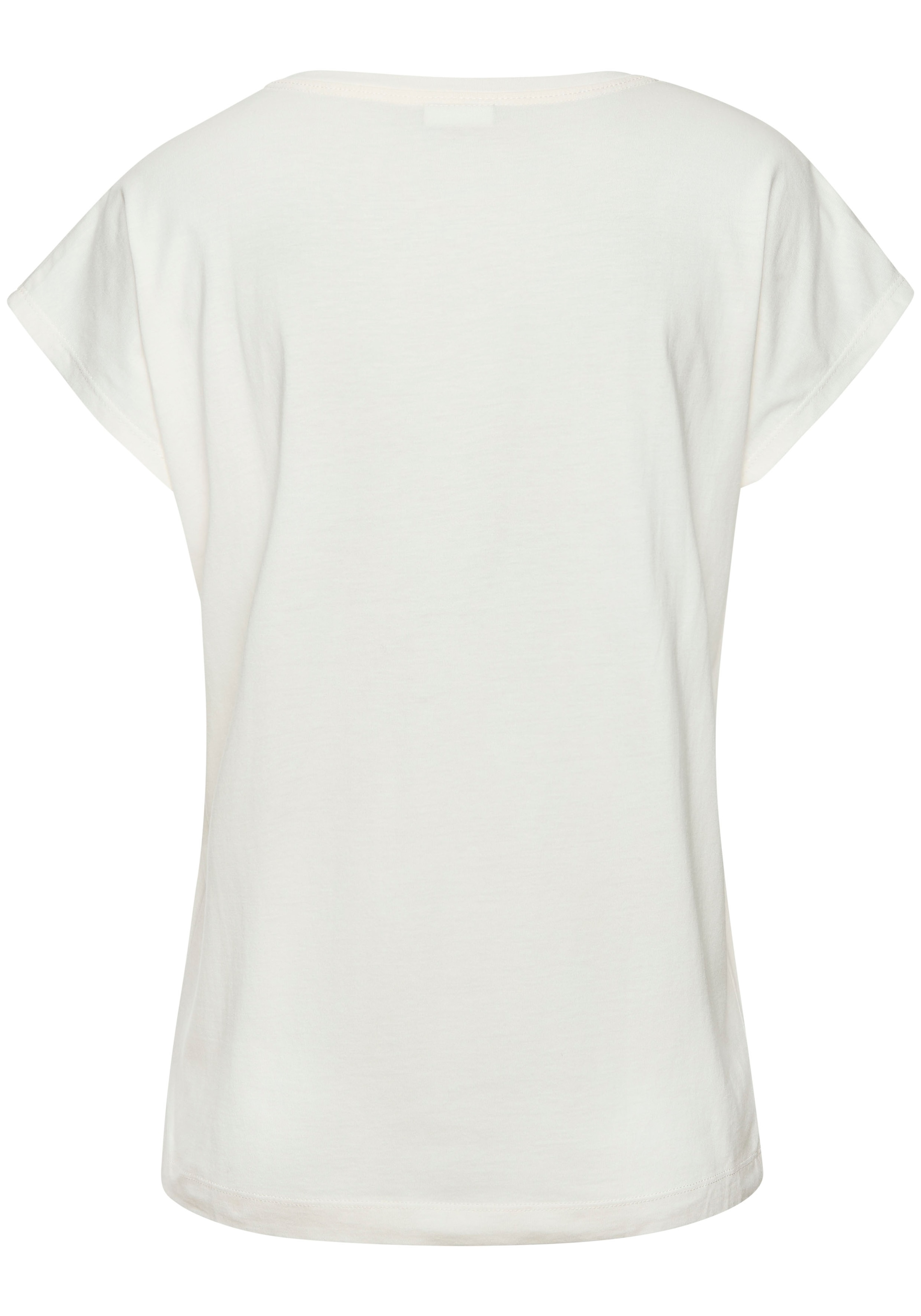 LASCANA Pyjamaoberteil 1-teilig,  mit Folienprint