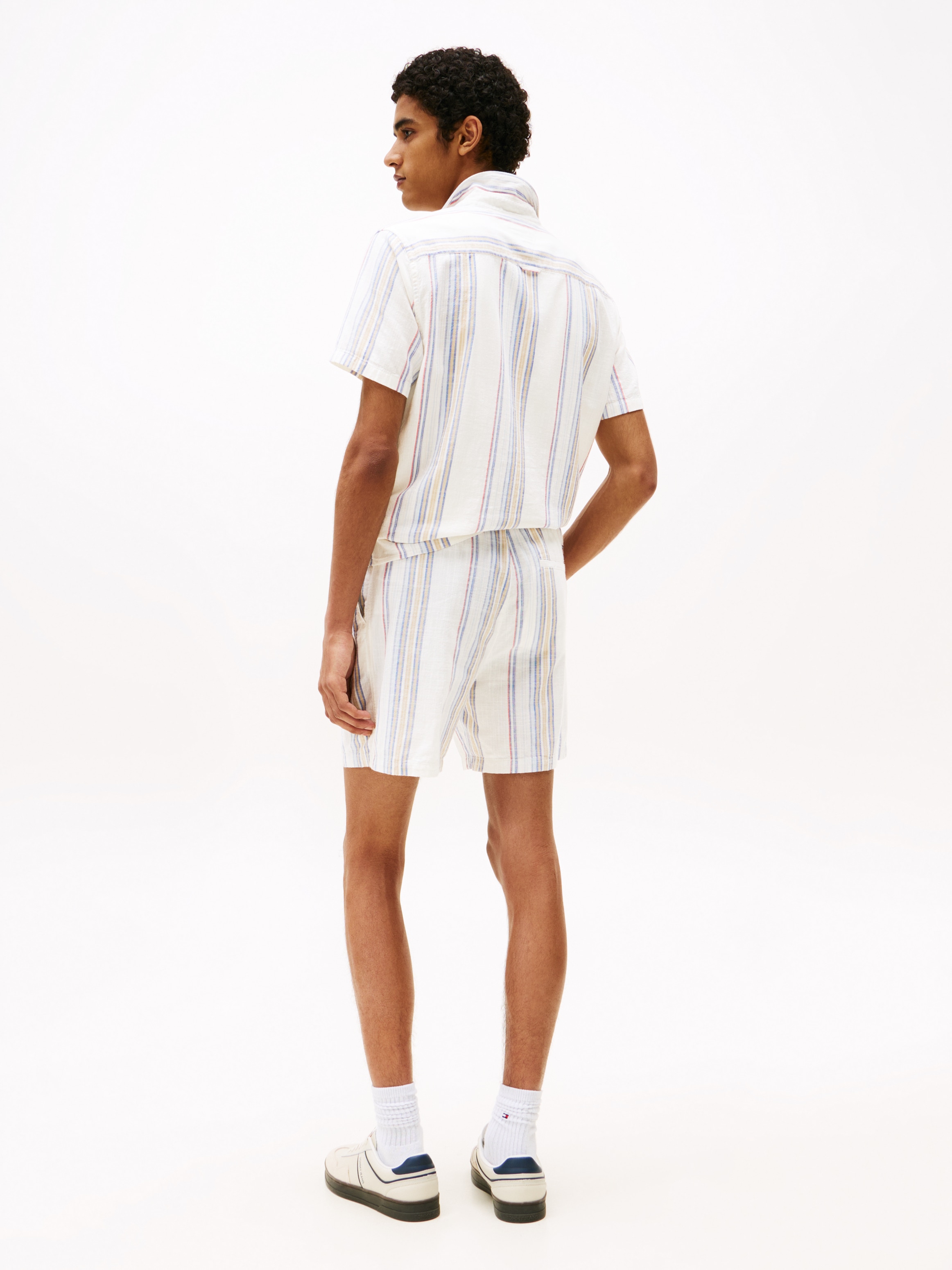 Tommy Jeans Shorts »TJM SLUB STR BEACH SHORT EXT«, modisch gestreift