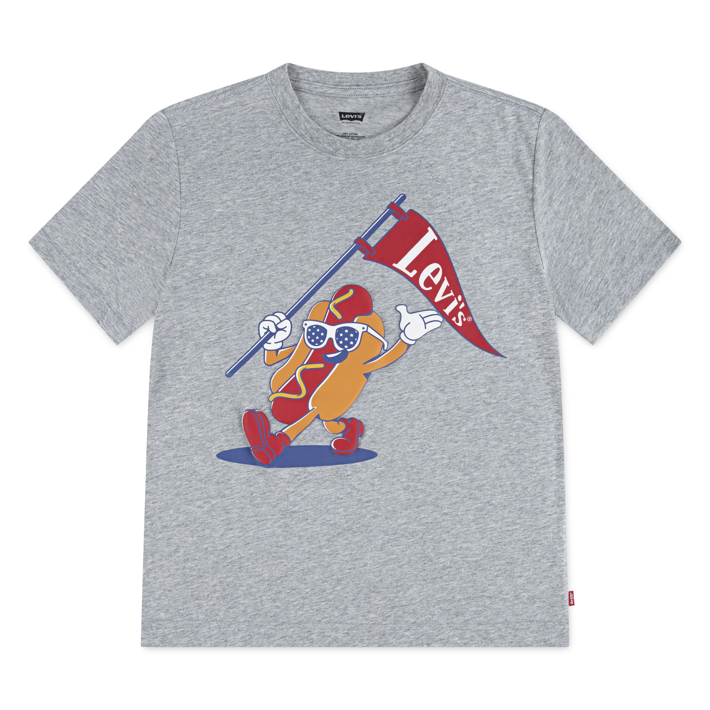 Levi's® Kids T-Shirt »LVB PARADING HOT DOG TEE« for Boys, mit Logoprint, meliert