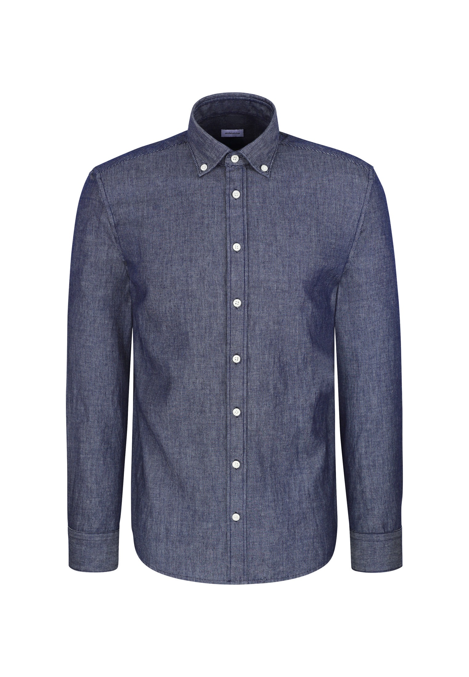seidensticker Businesshemd Regular 1/1 Button-Down-Kragen Gestreift