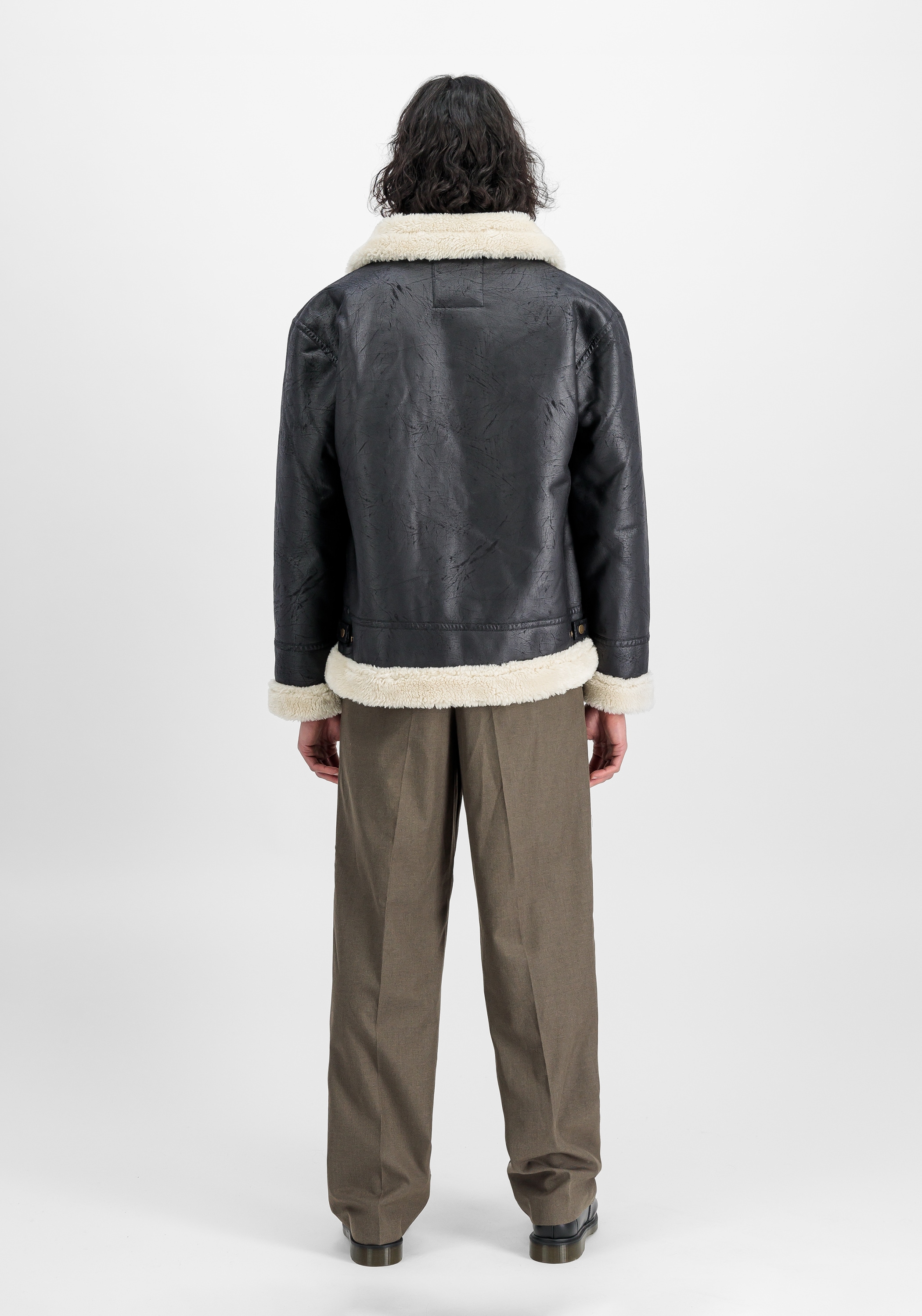 Alpha Industries Lederjacke »B-3 Faux Leather«