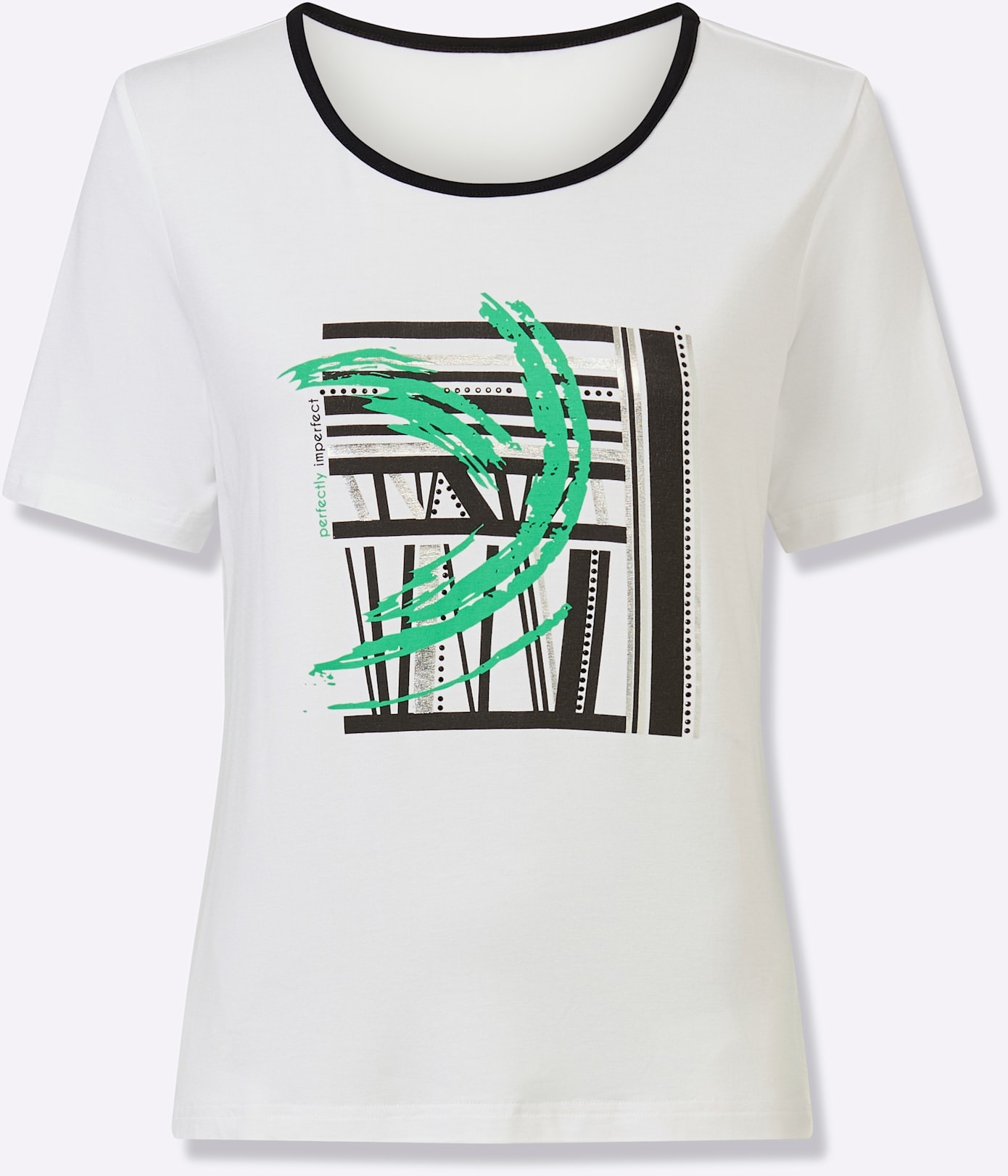 Inspirationen Rundhalsshirt »Kurzarm-Shirt« 1 tlg.