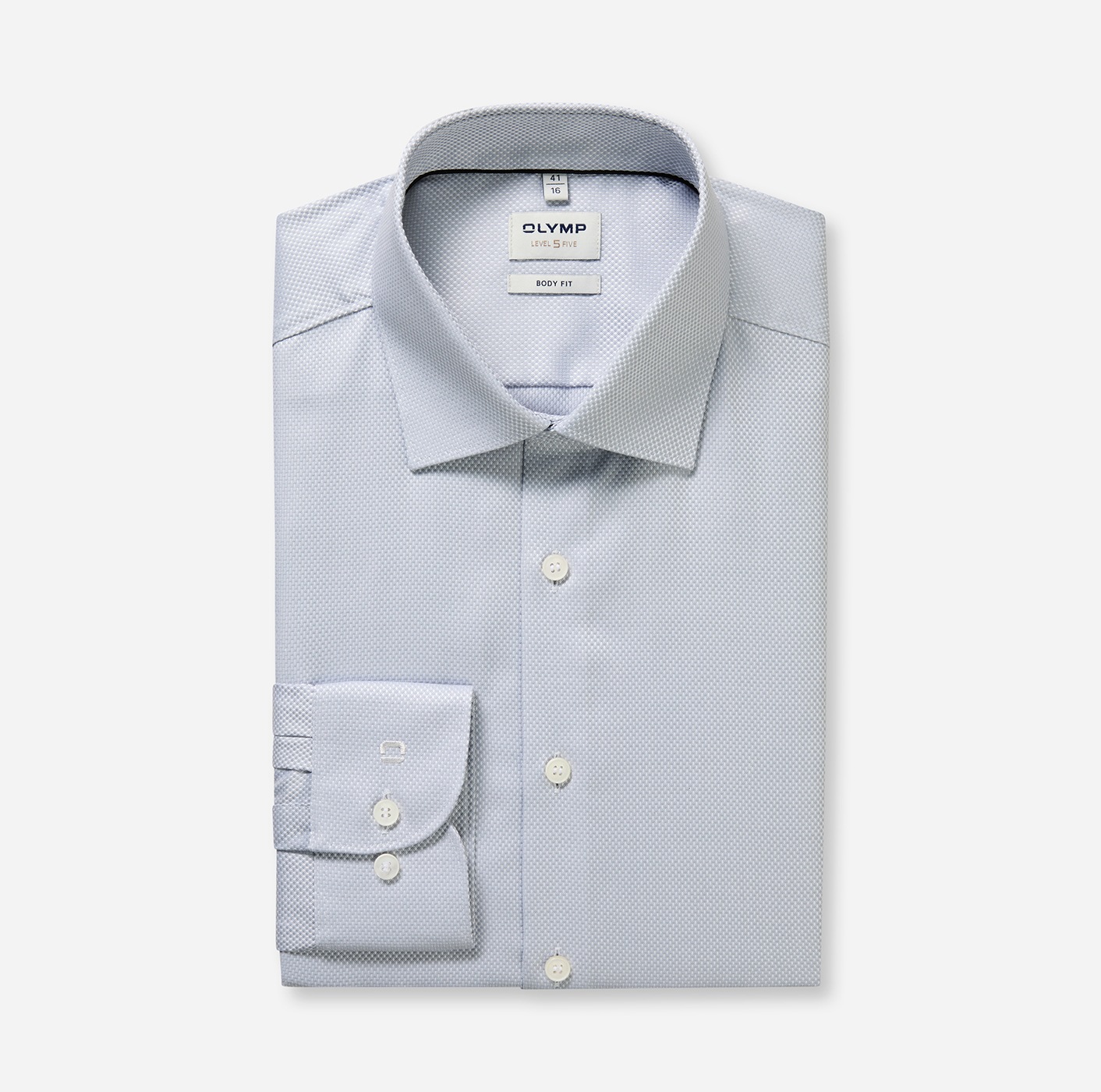 OLYMP Businesshemd »Level Five body fit« mit modischer Struktur