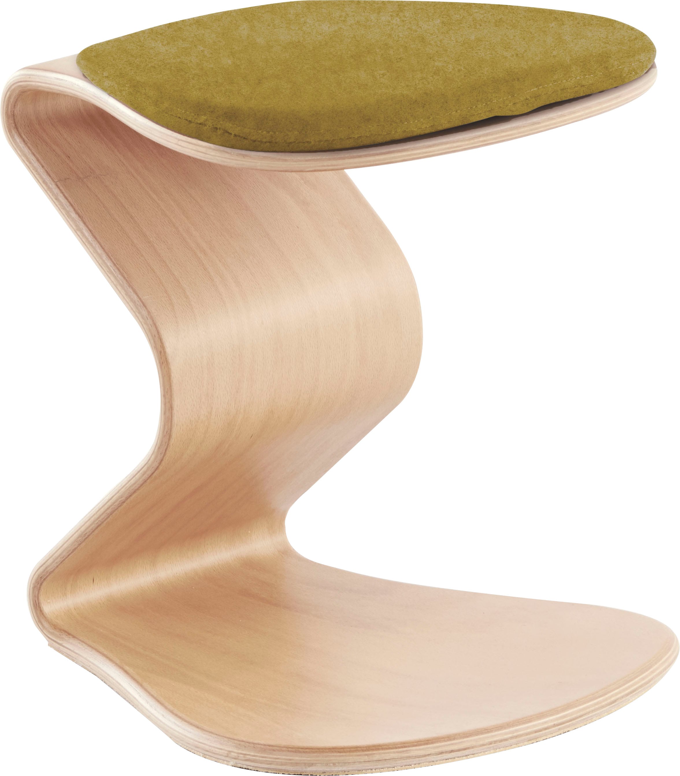 Mayer Sitzmöbel, Sitzhocker »1115« 1 Stk. tlg. NEST NATURE Hocker small mit flachem Kokos-Sitzpolster 1115, Senfgelb, 100% reine Schurwolle, B/H/T: 30