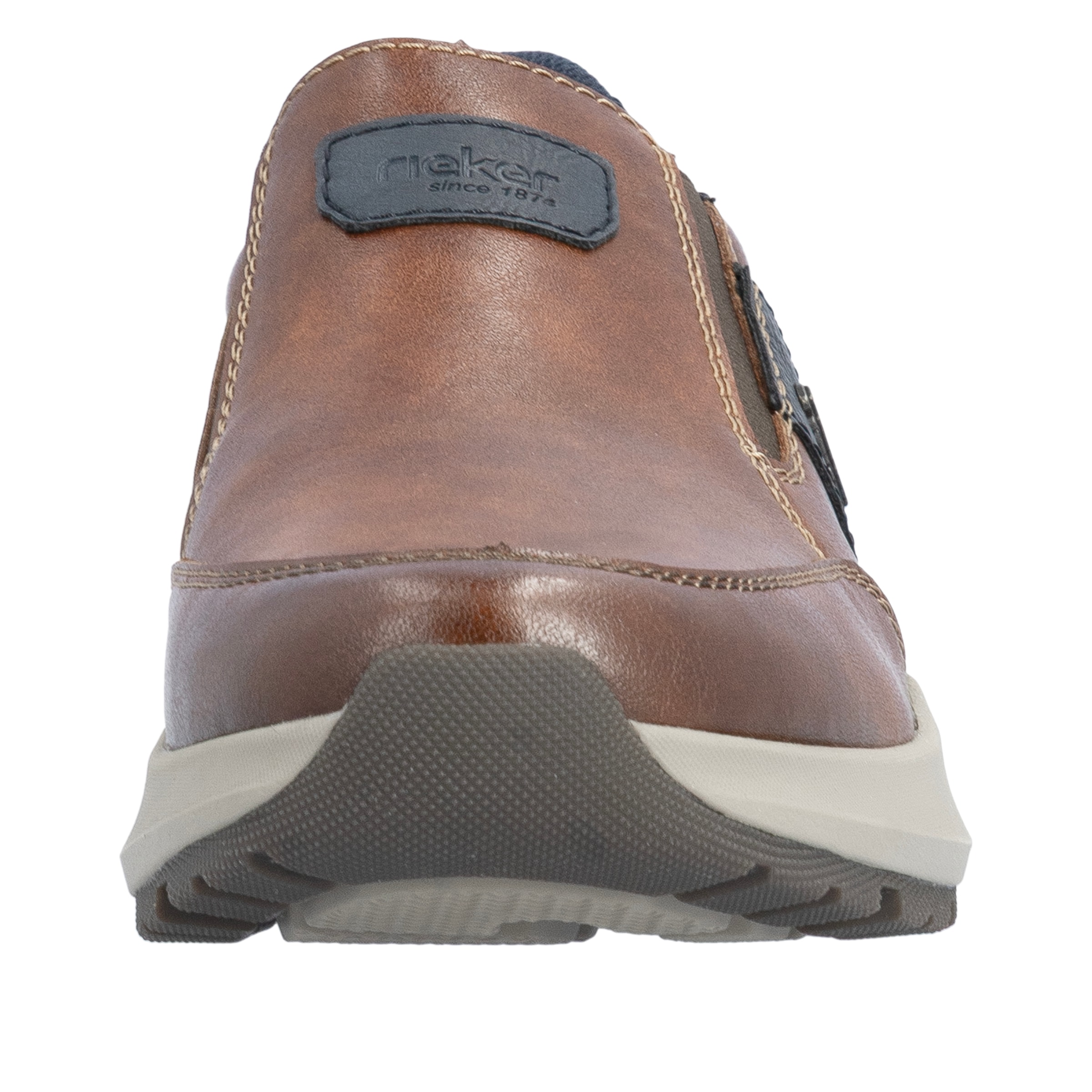 Rieker Slip-On Sneaker  Schlüpfschuh, Slipper, Halbschuh, Freizeitschuh mit Kontrastbesatz