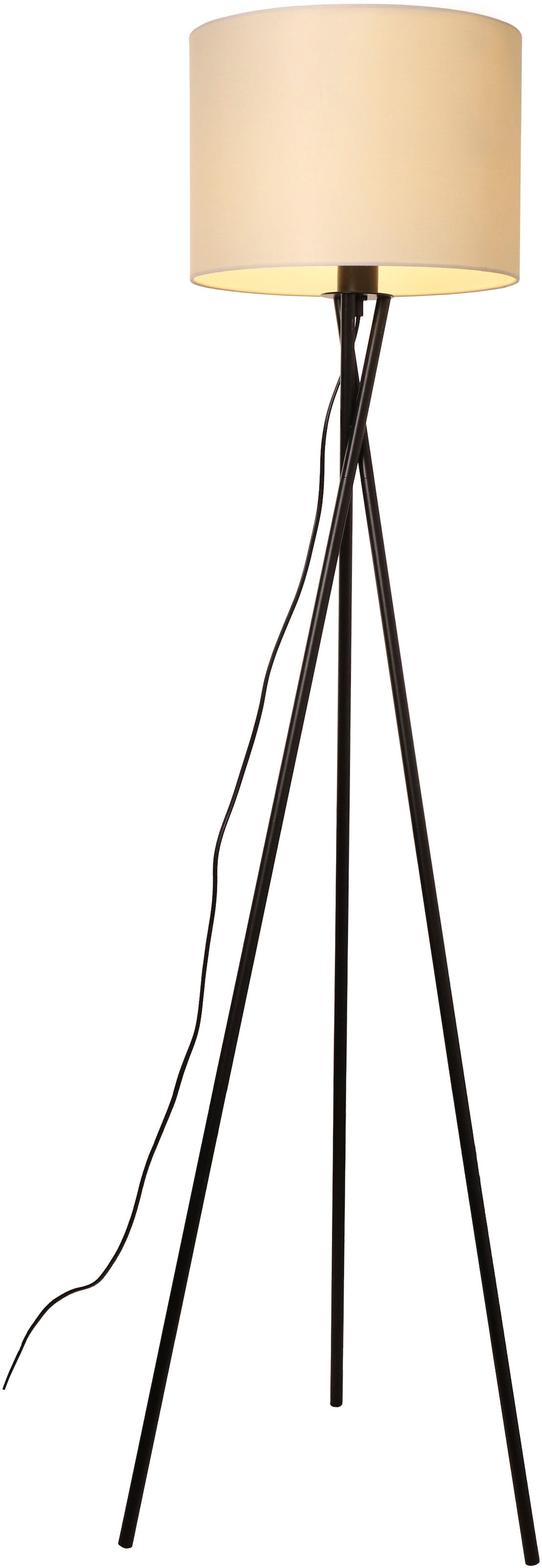 OTTO home Stehlampe »Avveline« E27 1 Stk. Stehlampe mit standfestem Dreibein