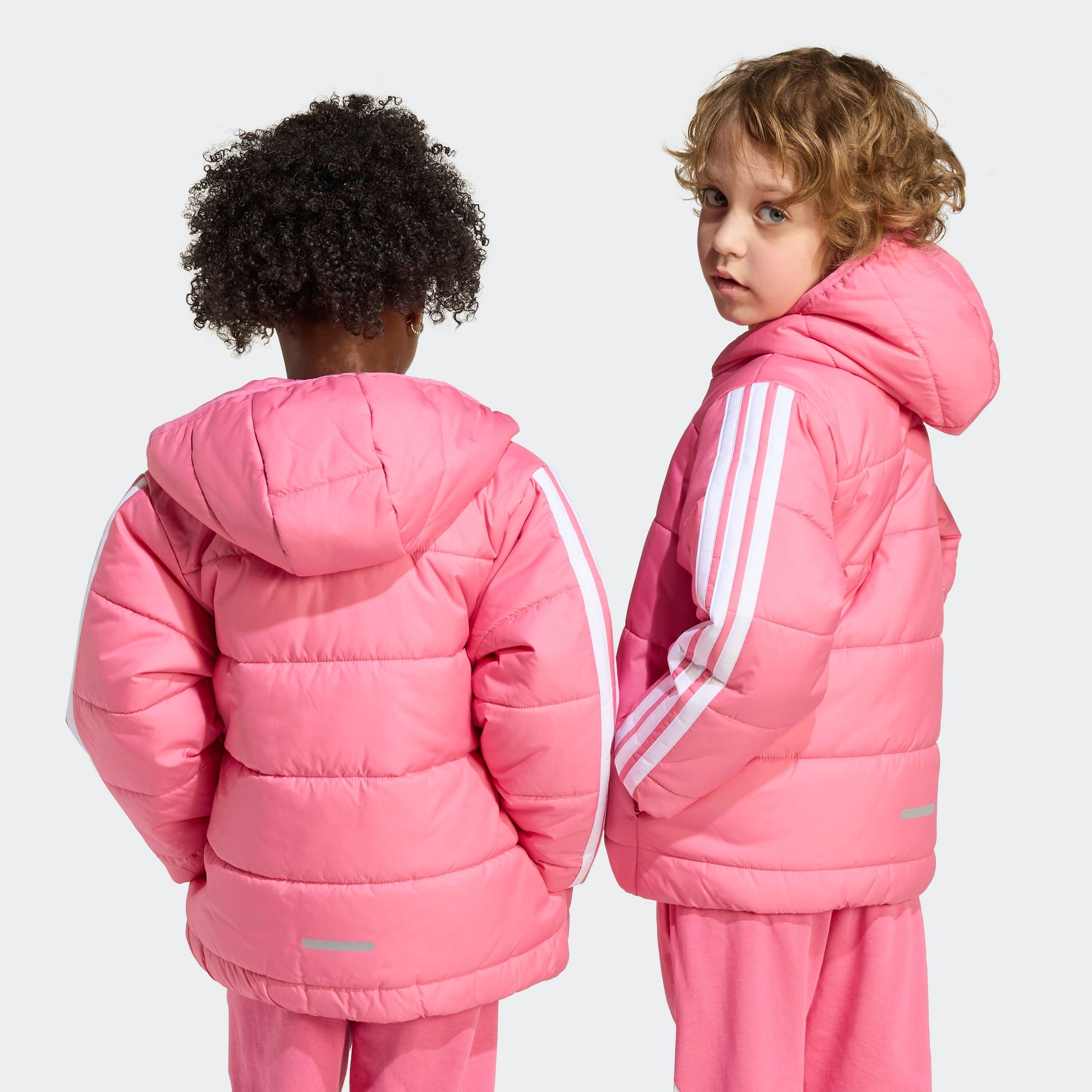 adidas Sportswear Winterjacke »LK ESS 3S JKT« für Kinder, mit Reißverschluss, leichtes Material