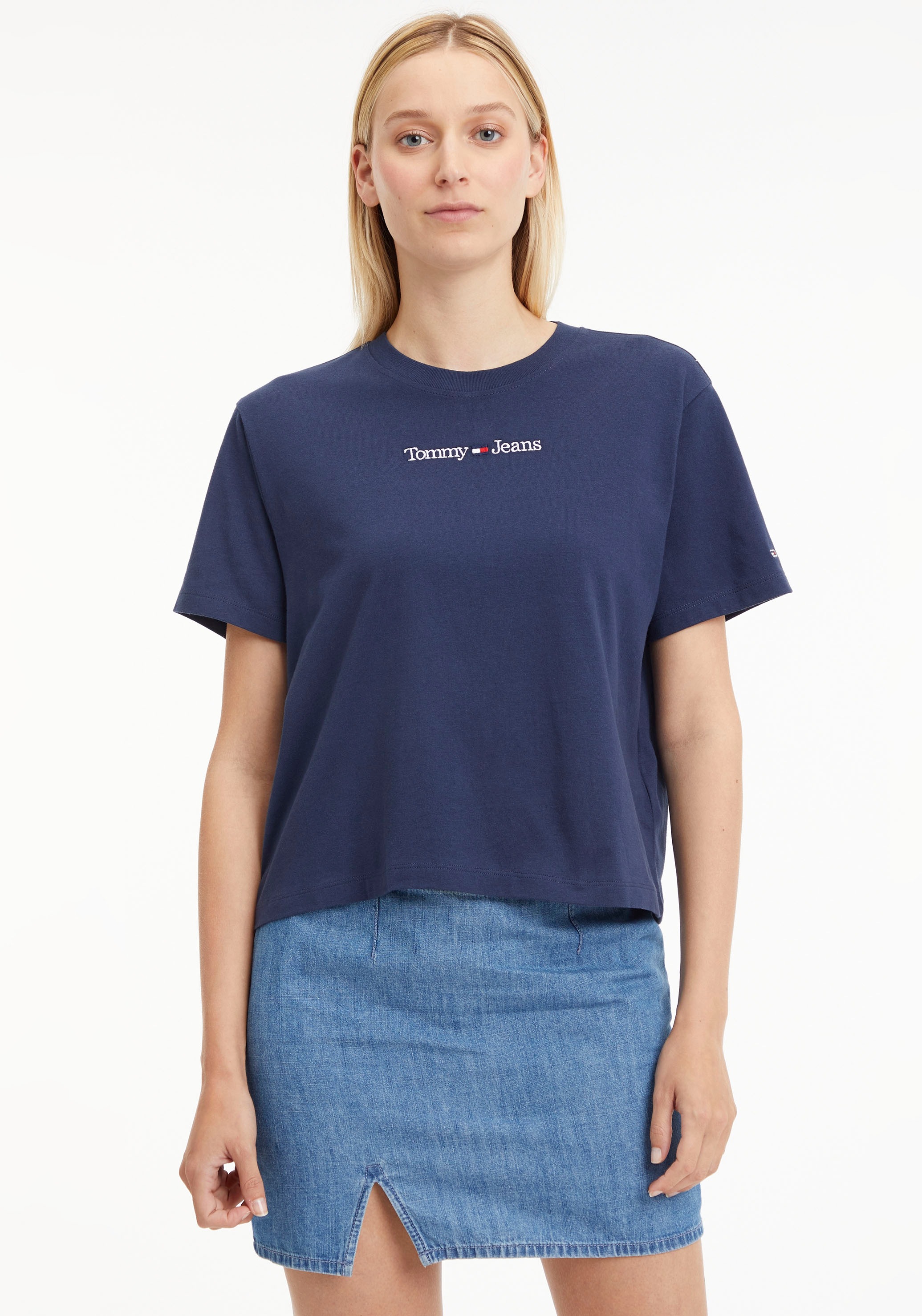 Tommy Jeans Kurzarmshirt »TJW CLS SERIF LINEAR TEE«, mit Tommy Jeans Linear... kaufen