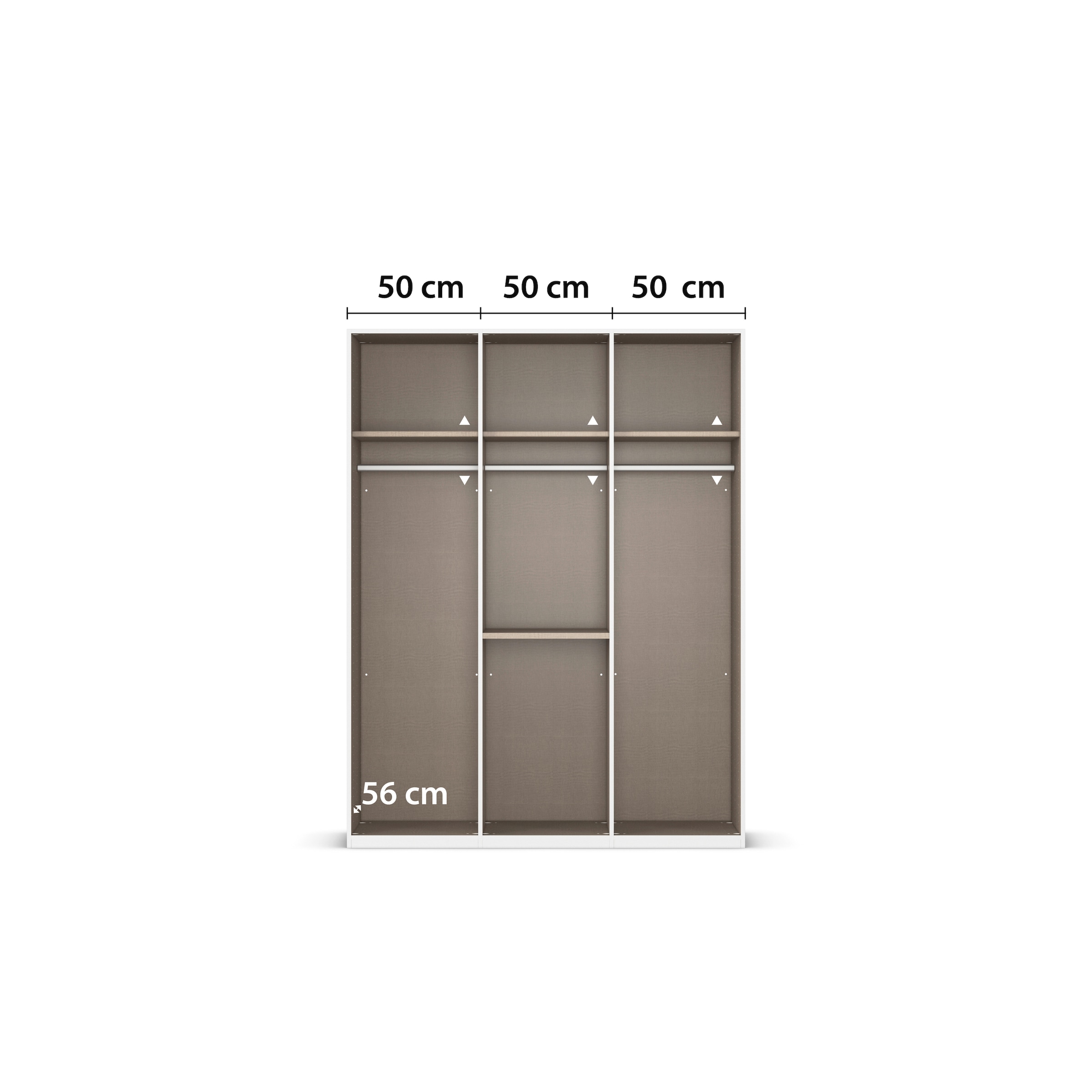 rauch Schlafzimmer-Set »Komplettschlafzimmer Schlafzimmer EVELYN«, (Set, 3 tlg.), Schrank und Bett in 2 Breiten, Nachttisch mit Paneel MADE IN GERMANY