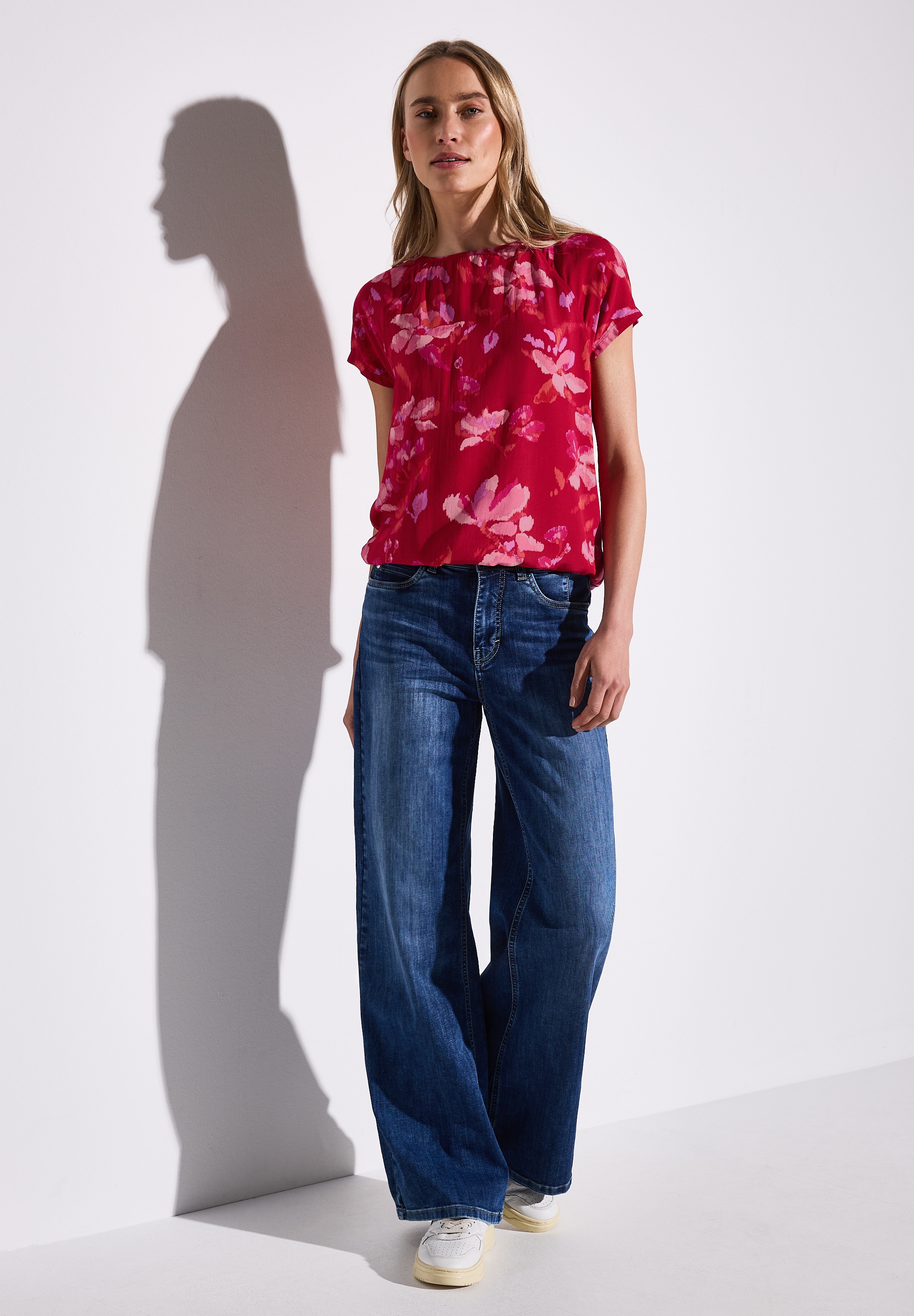 STREET ONE Print-Shirt, mit floralem Muster