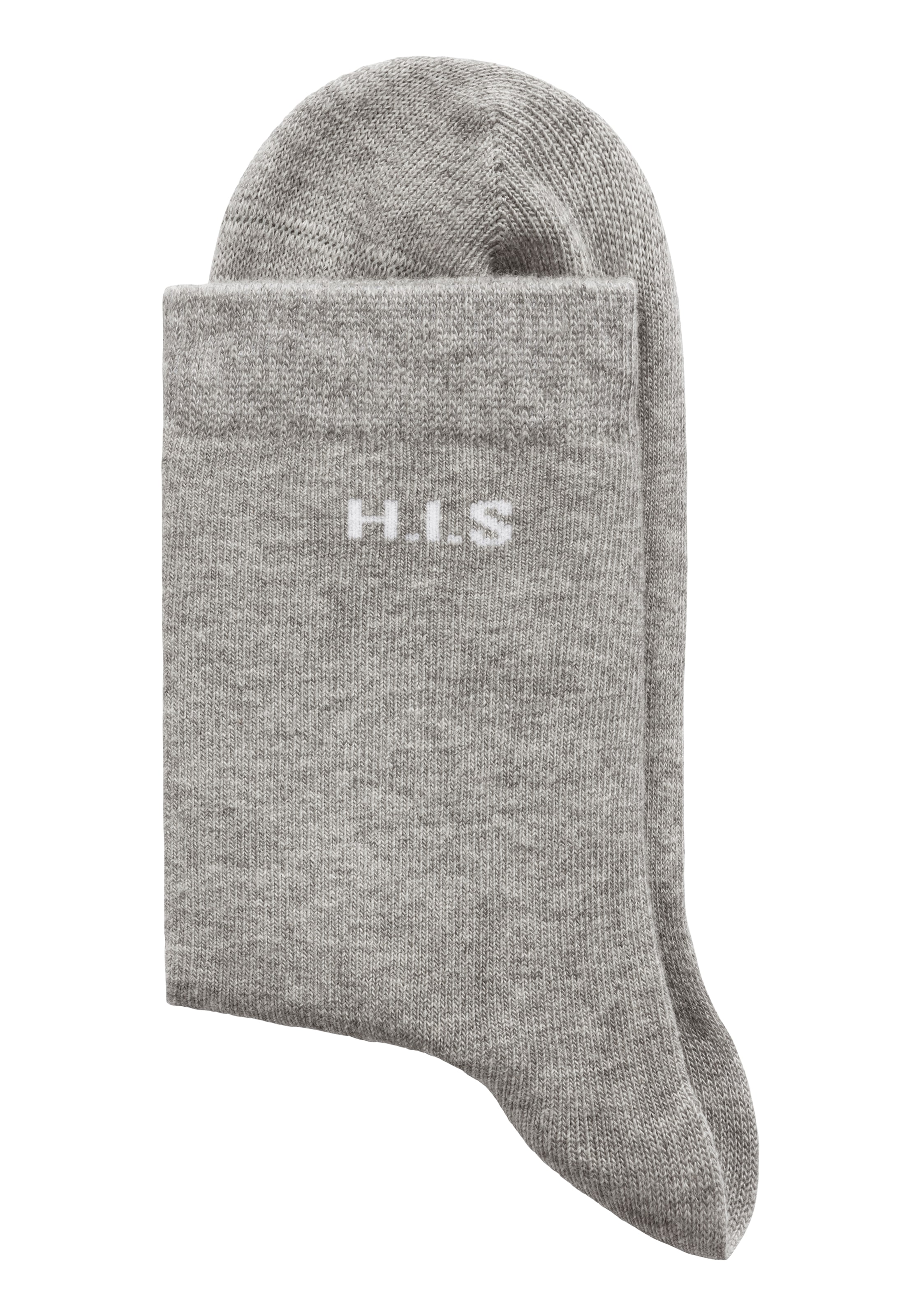 H.I.S Socken, (Packung, 16 Paar), mit eingestricktem Markenlogo