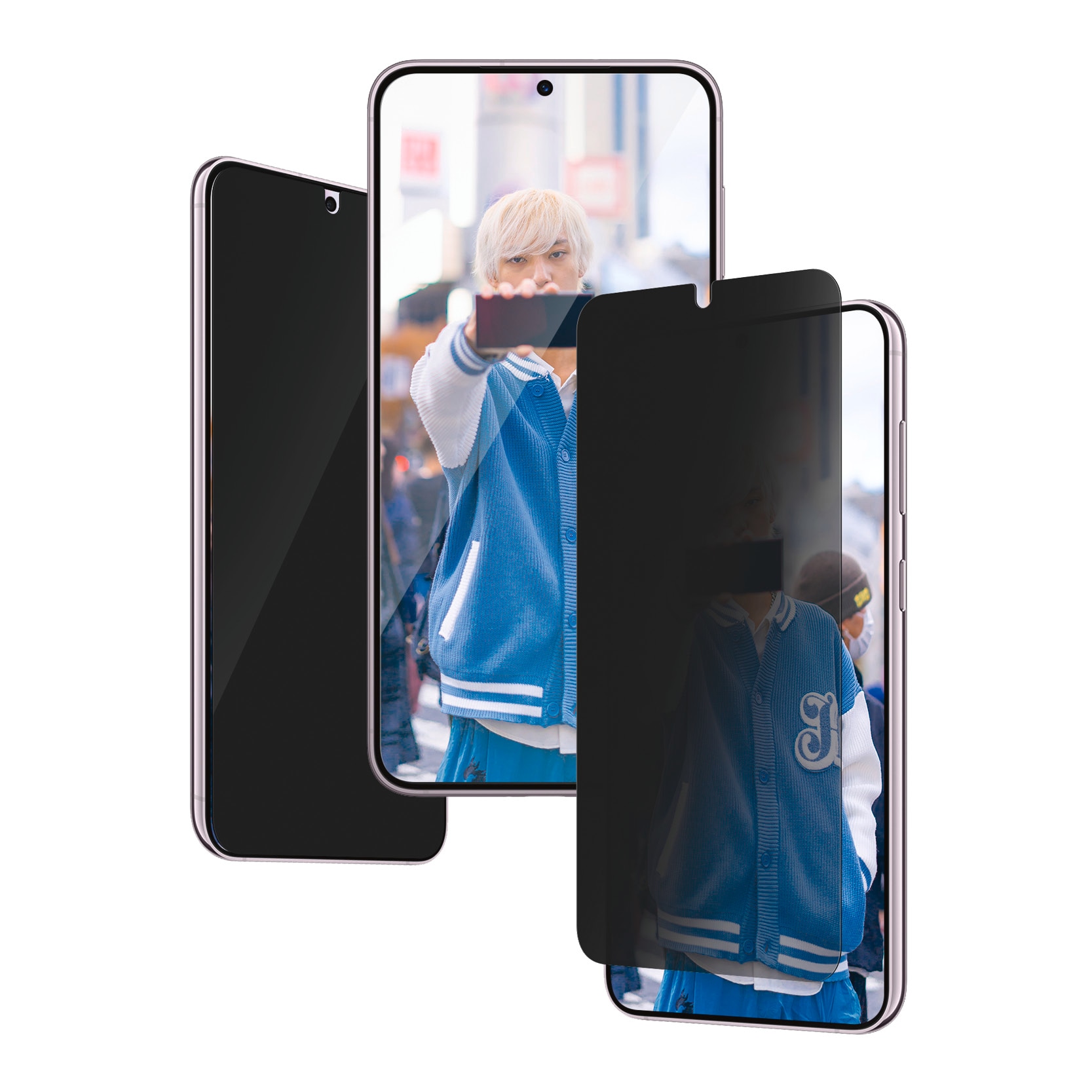 PanzerGlass Displayschutzglas »Ultra Wide Fit Privacy Screen Protector« für Samsung Galaxy S24+ Displayschutzfolie, stoßfest, kratzbeständig