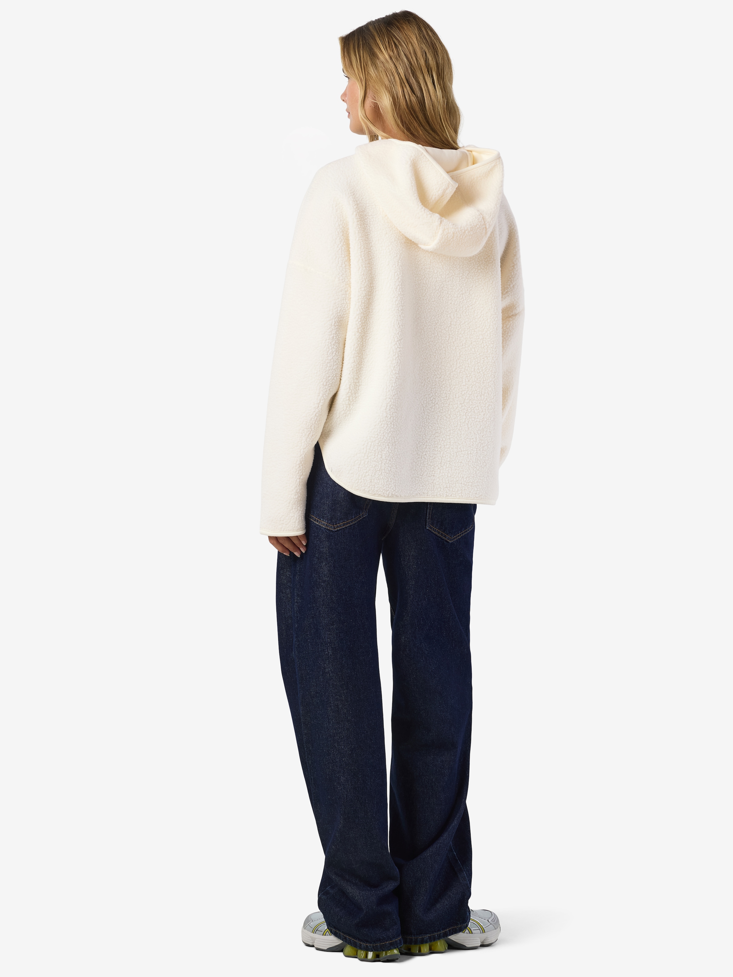 Noisy may Fleecepullover »NMCOZY L/S HALFWAY ZIP SWEATER JRS NOOS«, Polyester, relaxed fit
