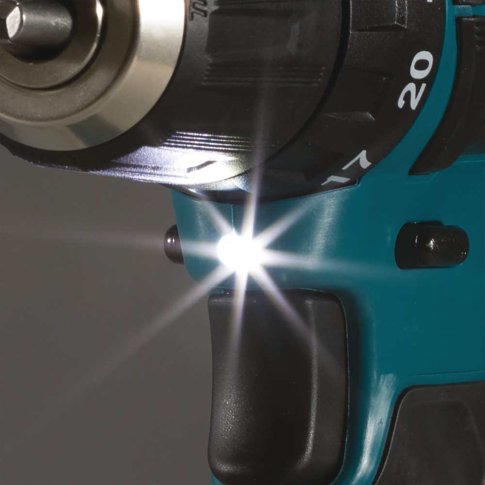 Makita Akku-Schlagbohrschrauber »HP333DSAW«, Sonderfarbe weiß, inkl. Akku 12V/2Ah, Ladegerät und Koffer