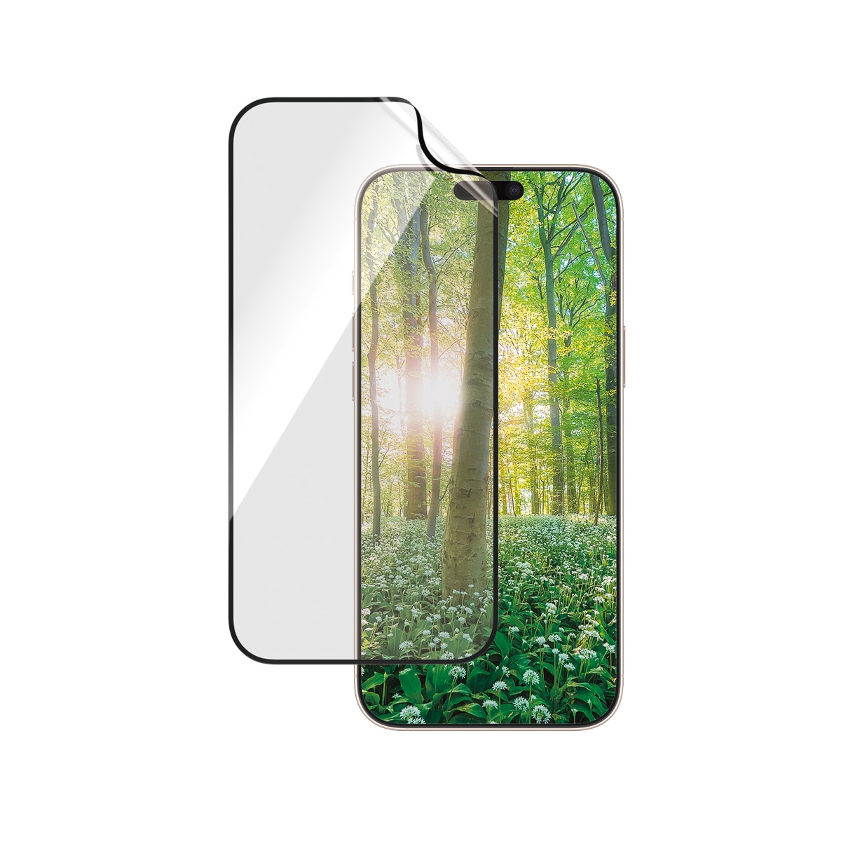 PanzerGlass Displayschutzfolie »ECO MATRIX Screen Protection«, für Apple iPhone 16 Pro Max, Displayschutz, Schutzfolie, Bildschirmschutz, kratz- & stoßfest