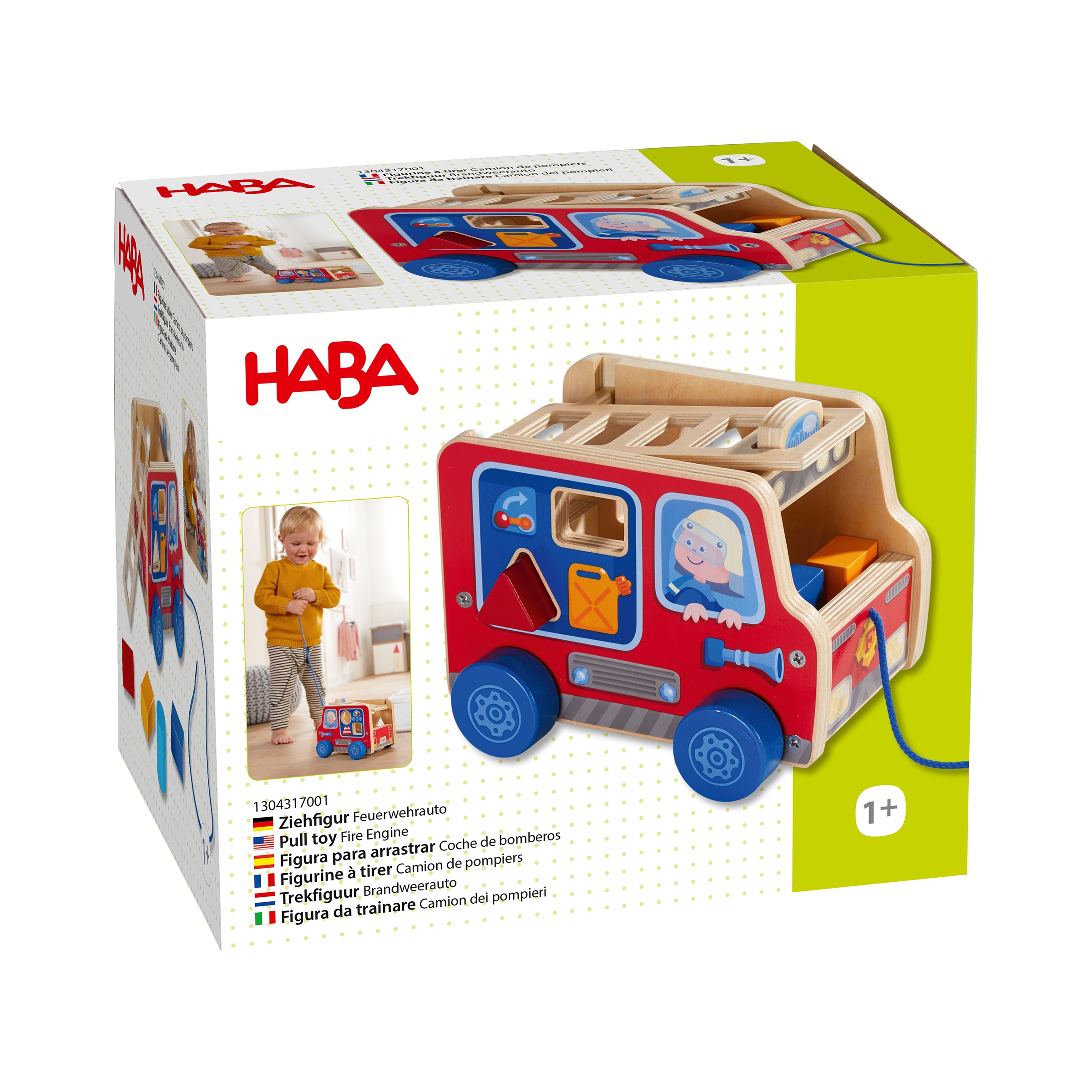 Haba Nachziehspielzeug »Feuerwehrauto«