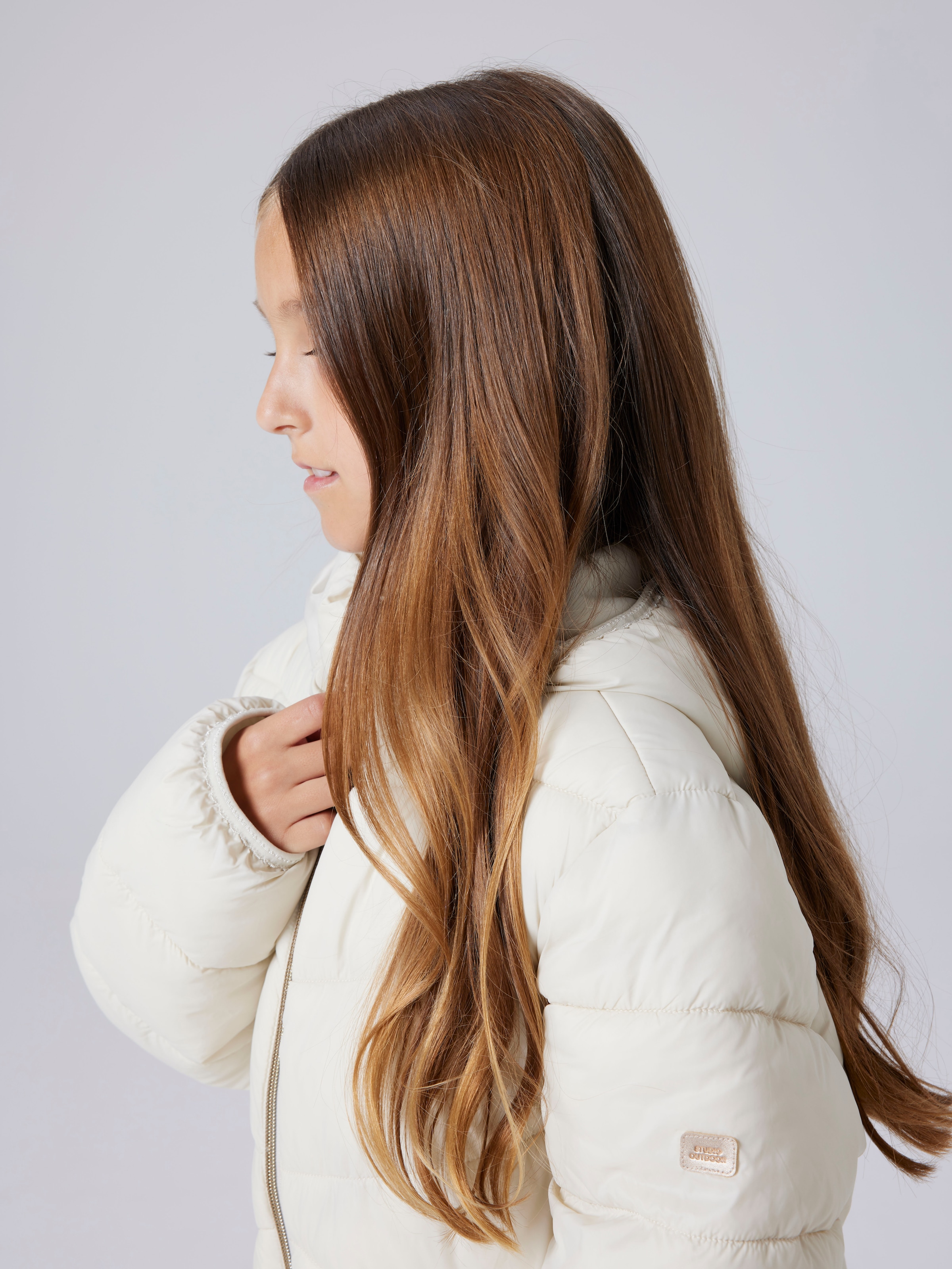 Name It Steppjacke »NKFMARBLE JACKET PB1« mit Kapuze Kunstfaser