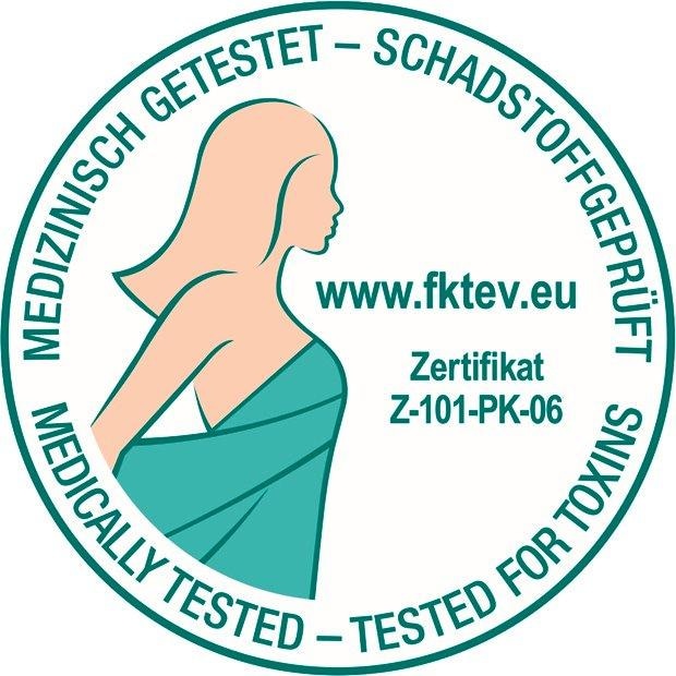 fan Nackenstützkissen »Latex Soft«, Füllung: Separates Innenkissen (100% Polypropylen) gefüllt mit Latexsticks (100% Latex), Bezug: Bezug: Doppeljersey uni (100% Polyester) auf kochfester Klimafaser (100% Polyester) gesteppt, (1 St.)