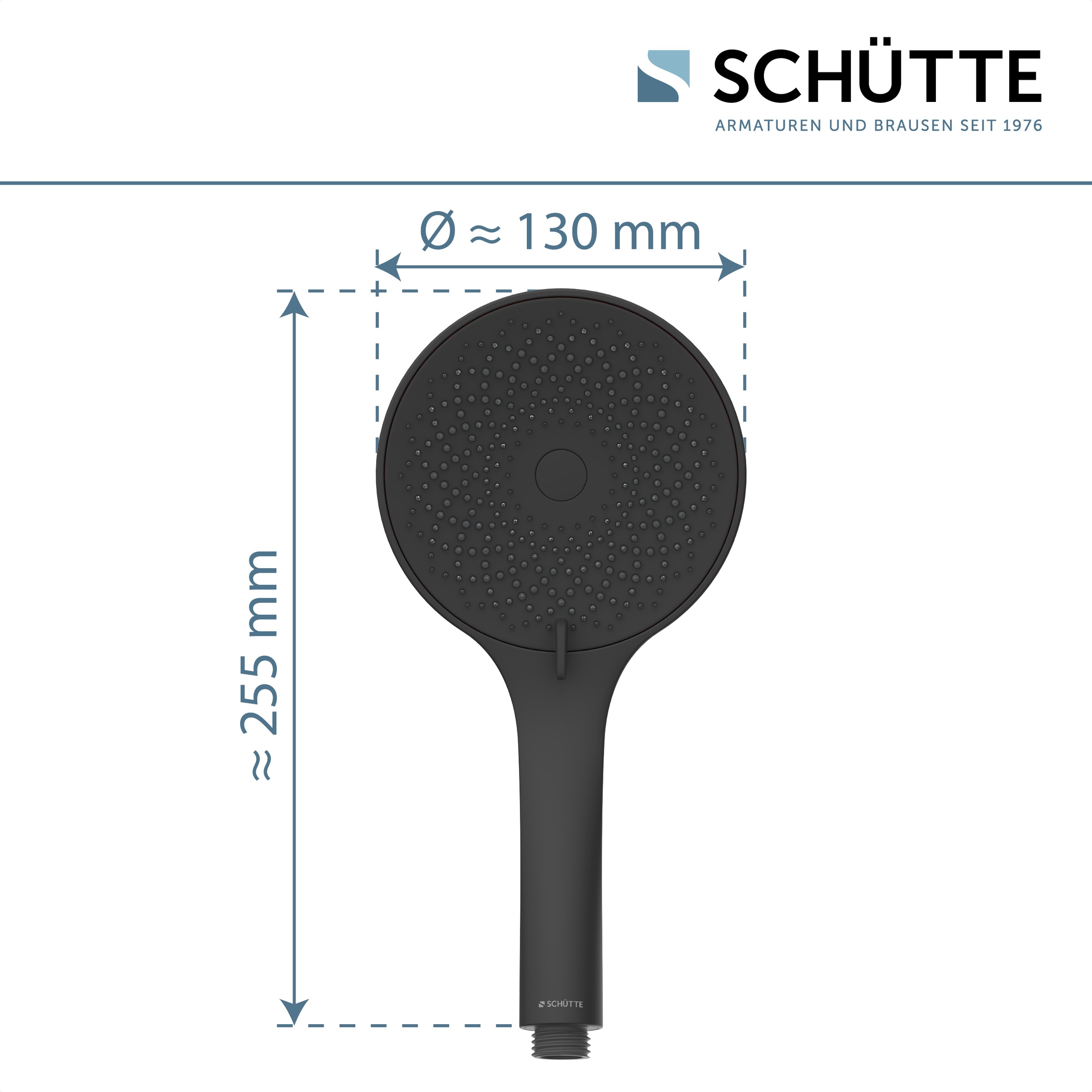 Schütte Handbrause »CAPRI«, Duschbrause, 3-fach verstellbar, Antikalk, wassersparend