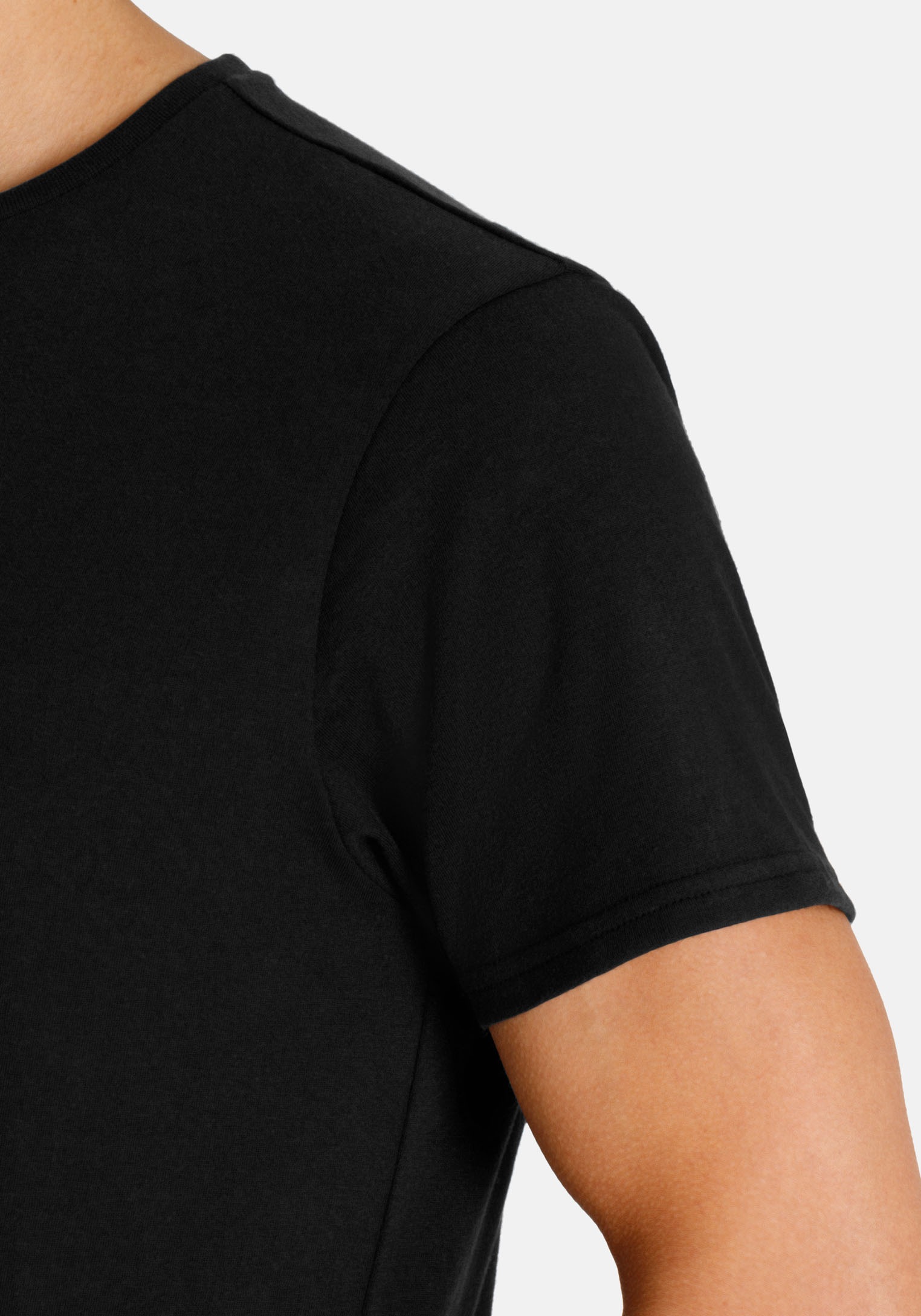 Camano T-Shirt »comfort«, (2er Pack), mit Rundhalsausschnitt