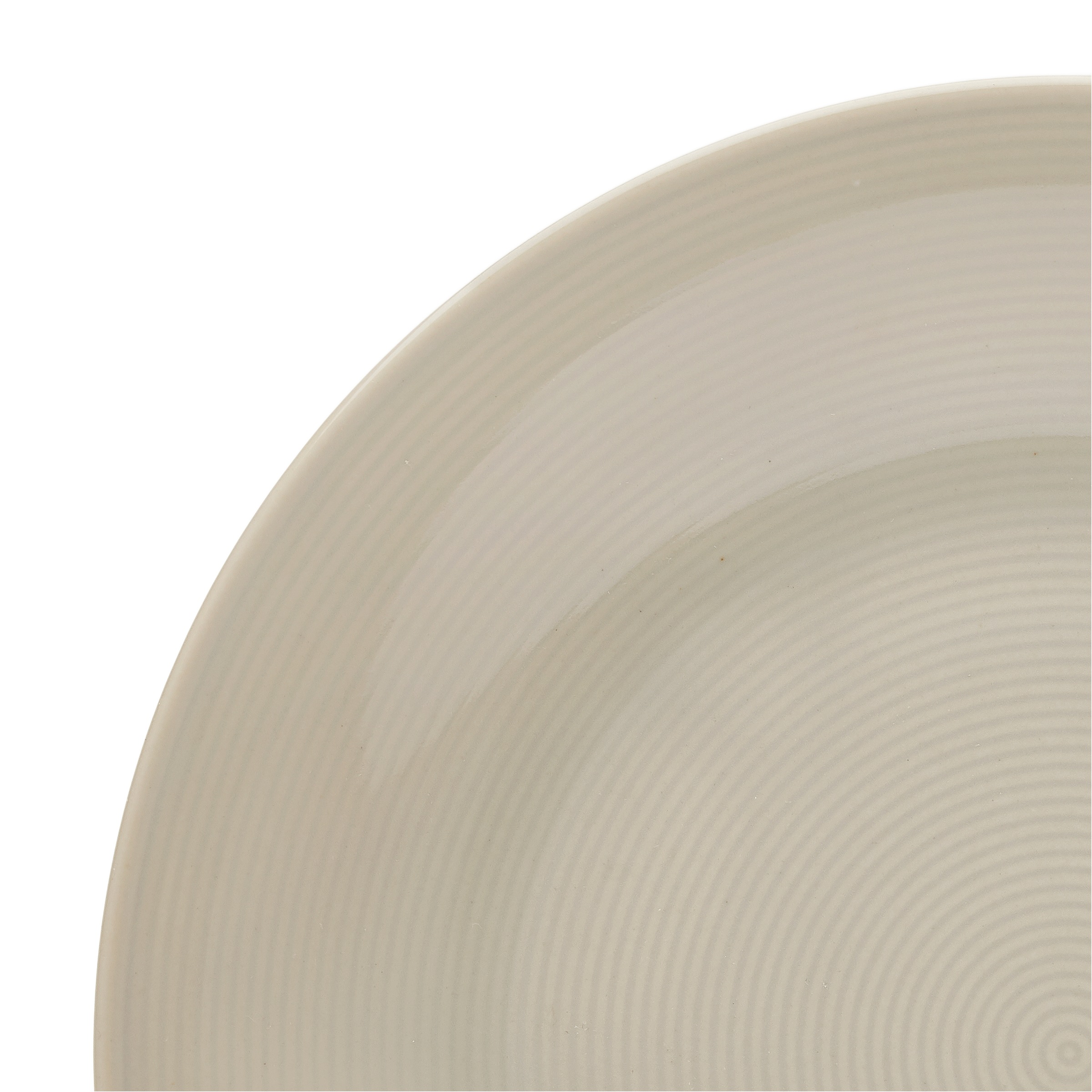 van Well Speiseteller »Jive, flacher Teller 25 cm, 6 Stück« dezentes Spiraldekor, spülmaschinen-und mikrowellengeeignet