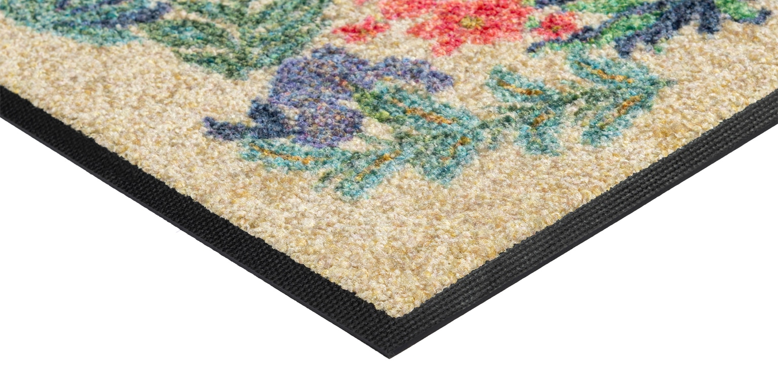 wash+dry by Kleen-Tex Fußmatte »Flower Bouquet Daylight« rechteckig 7 mm Höhe auch als Läufer erhätlich, waschbar und trocknergeeignet