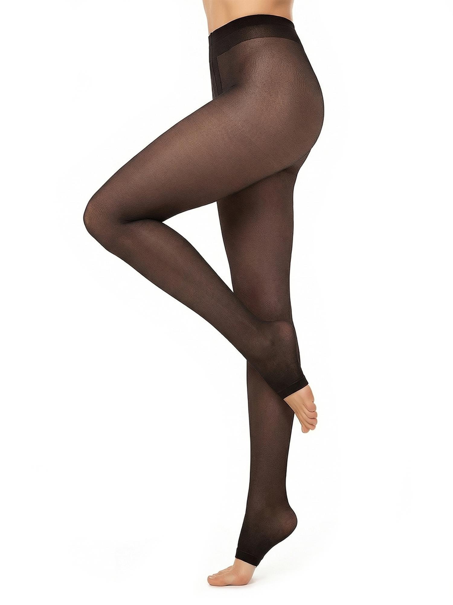 GLAMORY Feinstrumpfhose »My Size« 20 zehenoffen, elastisch, plus size