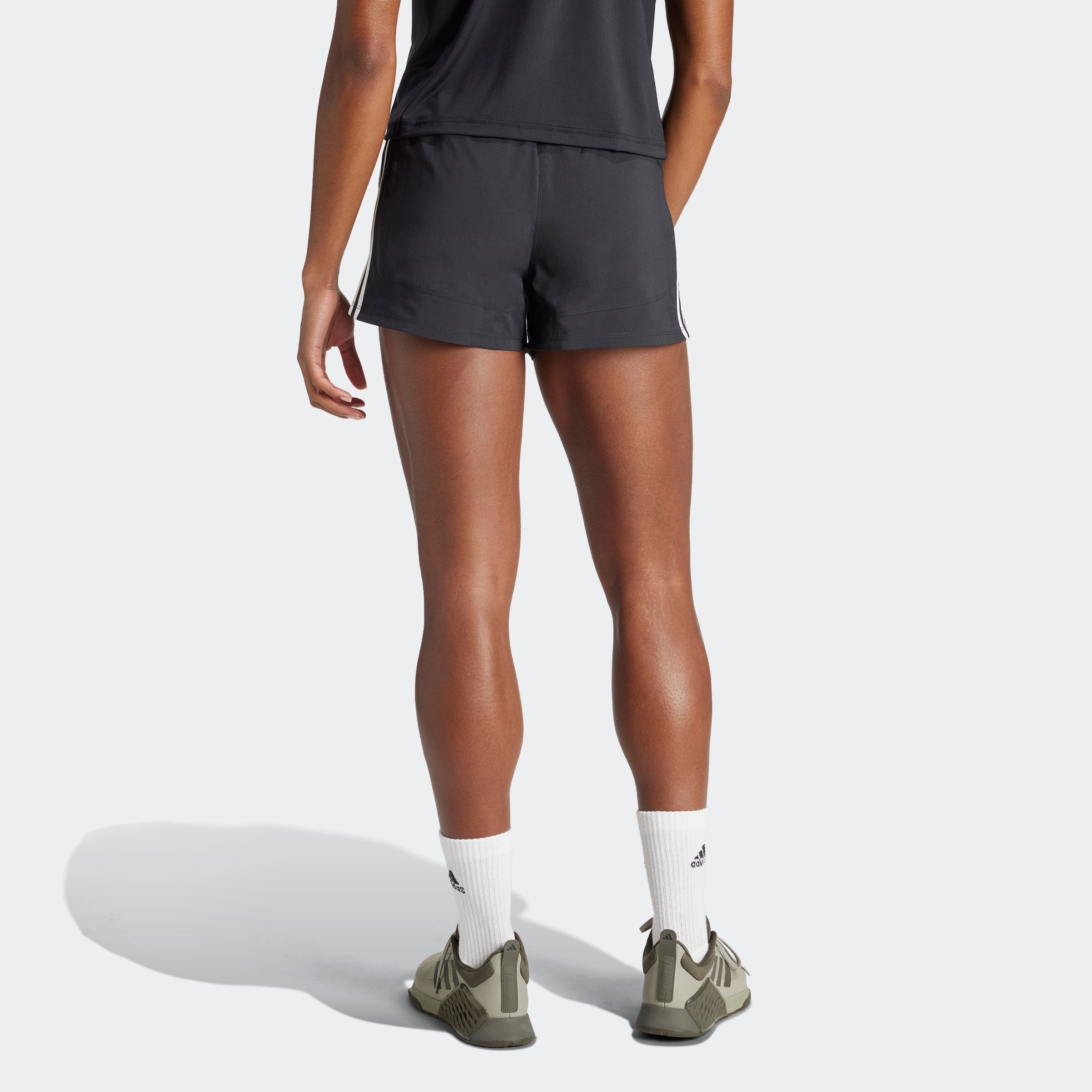 adidas Performance Shorts »PACER WVN HIGH«, (1 tlg.), Woven Trainingsshorts mit hohem Bund
