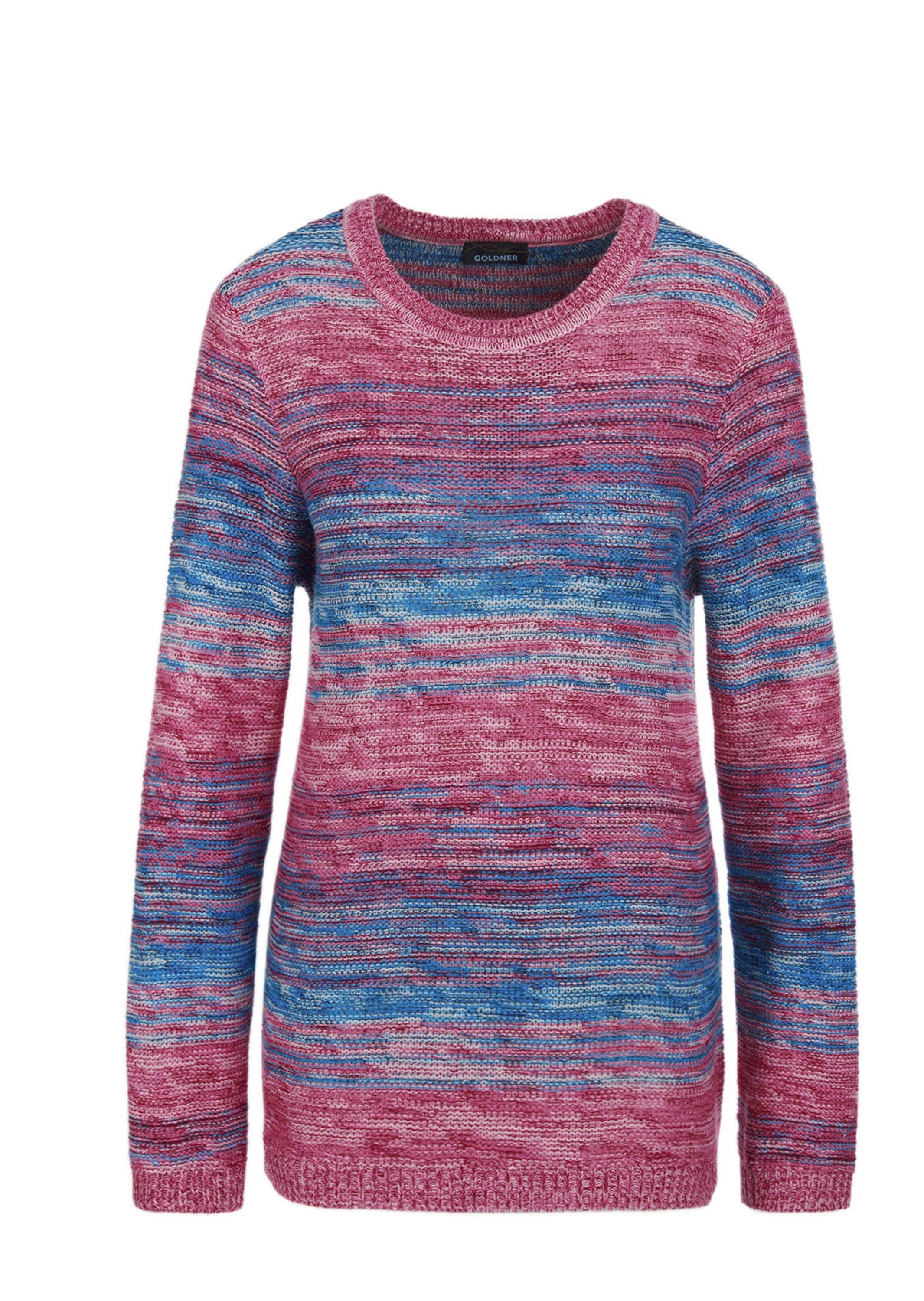 GOLDNER Strickpullover »Baumwollpullover mit Farbverlauf« Jedes Teil ein Unikat