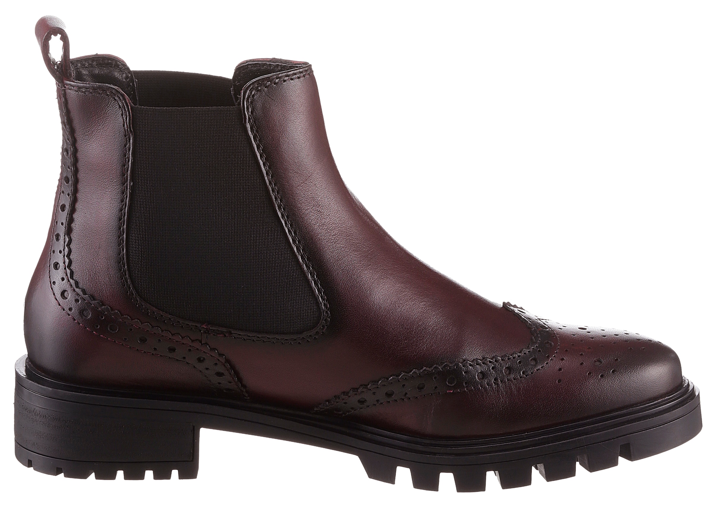 Ara Chelseaboots »TULSA«, Stiefelette, Schlupfboots mit Lyralochung, G-Weite (weit)