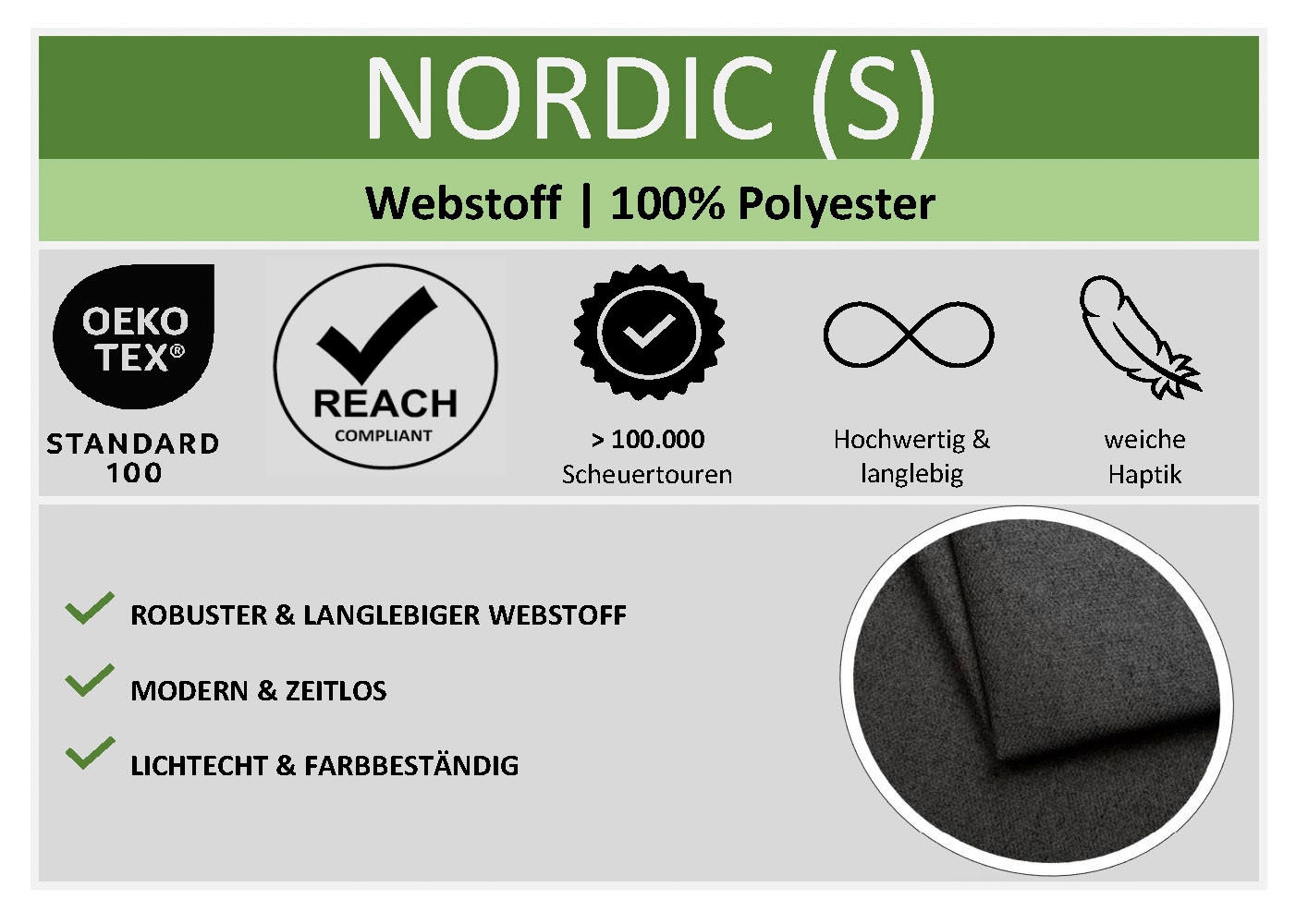 Home affaire Boxbett »ESCALON, Polsterbett mit Bettkasten, inkl. Taschenfederkernmatratze H3« mit Anti-Slip-Topper, Strukturstoff-Bezug, Liegefläche 120x200 cm