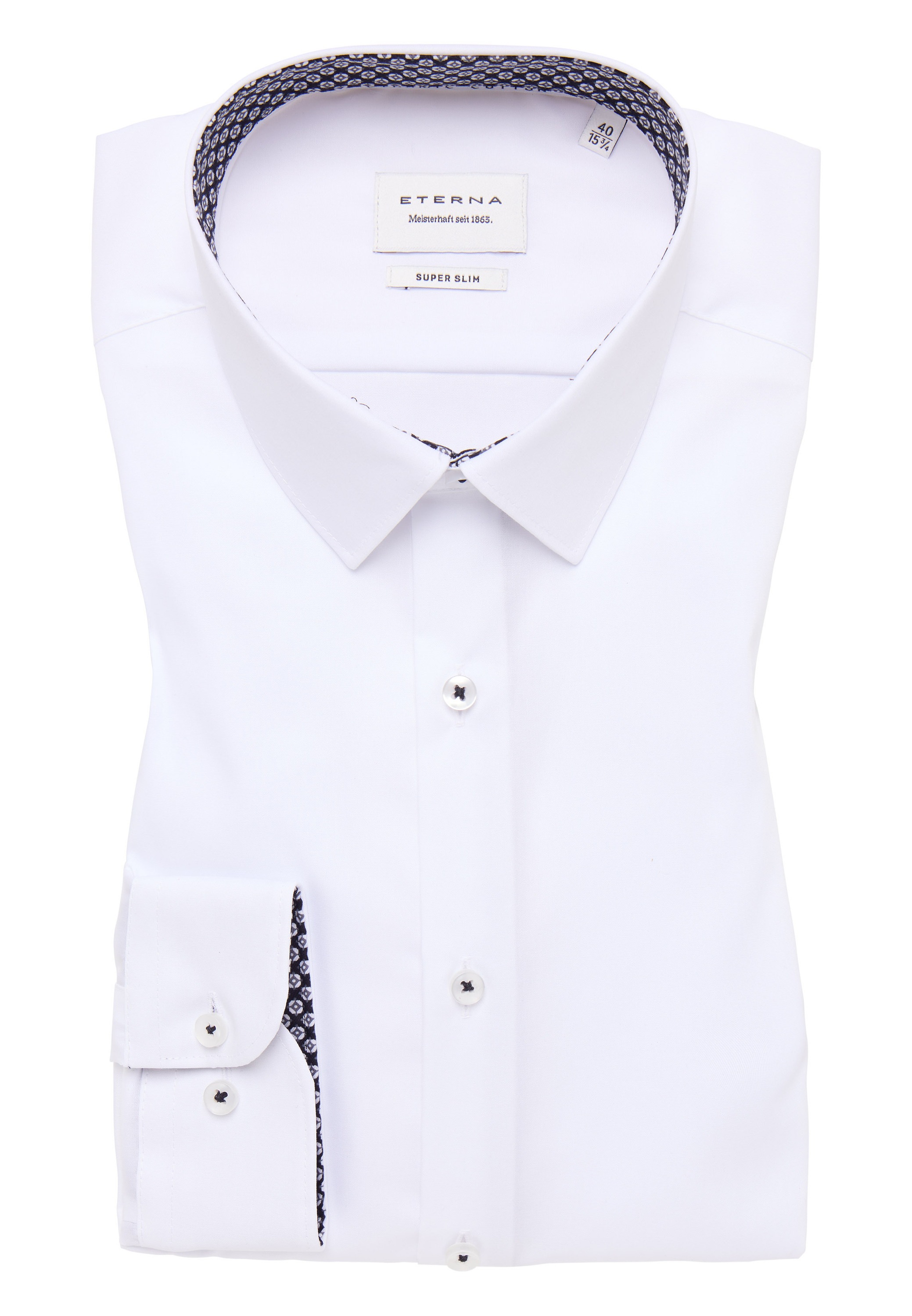 Eterna Langarmhemd »SUPER SLIM« NON IRON (bügelfrei)