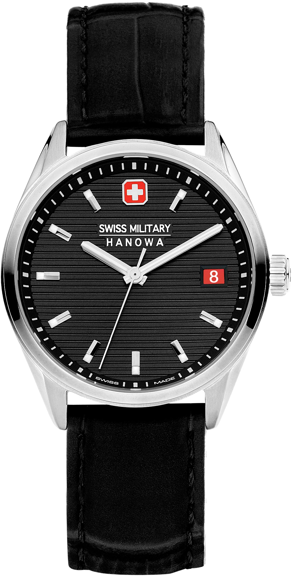 Swiss Military Hanowa Quarzuhr »ROADRUNNER LADY, SMWLB2200204«, Armbanduhr, Damenuhr, Swiss Made, Datum, Saphirglas, analog