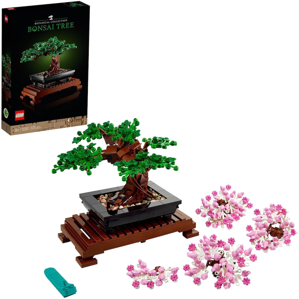 LEGO® Konstruktionsspielsteine »Bonsai Baum (10281), LEGO® Creator Expert«, (878 St.)