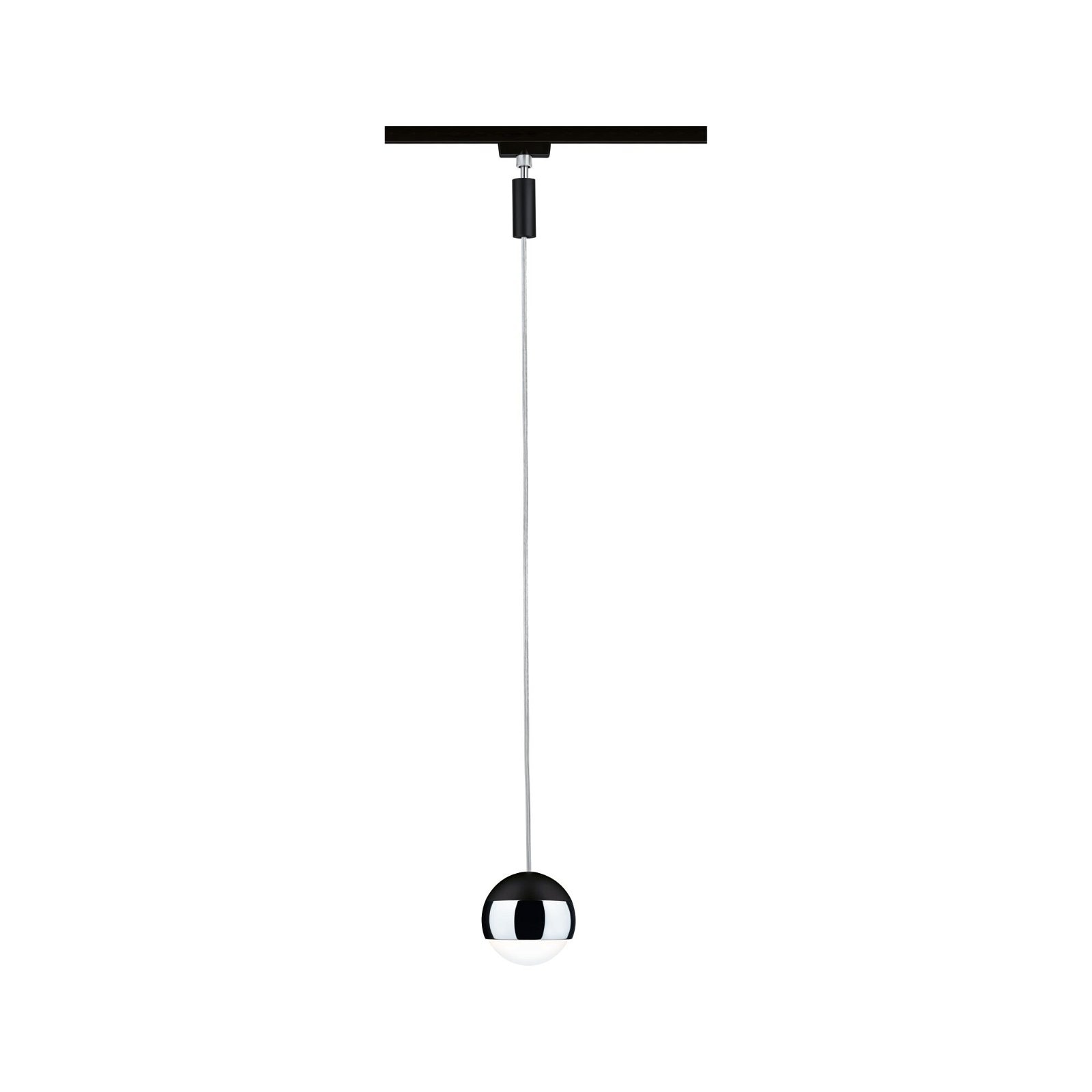 Paulmann Schienensystem-Leuchten »URail Pendel Capsule II 440lm 6,3W 4000K 230V Chrom matt, Chrom«, (1 tlg.), dimmbar