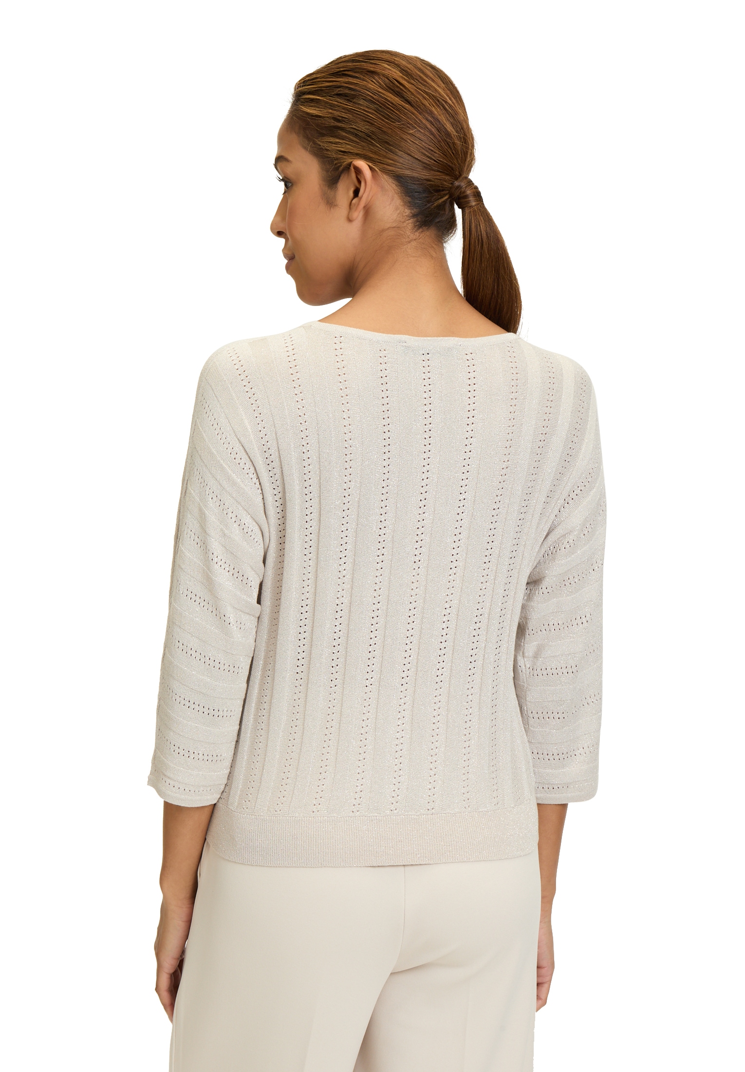 Betty Barclay Rundhalspullover »Feinstrickpullover mit Lurexfaden«