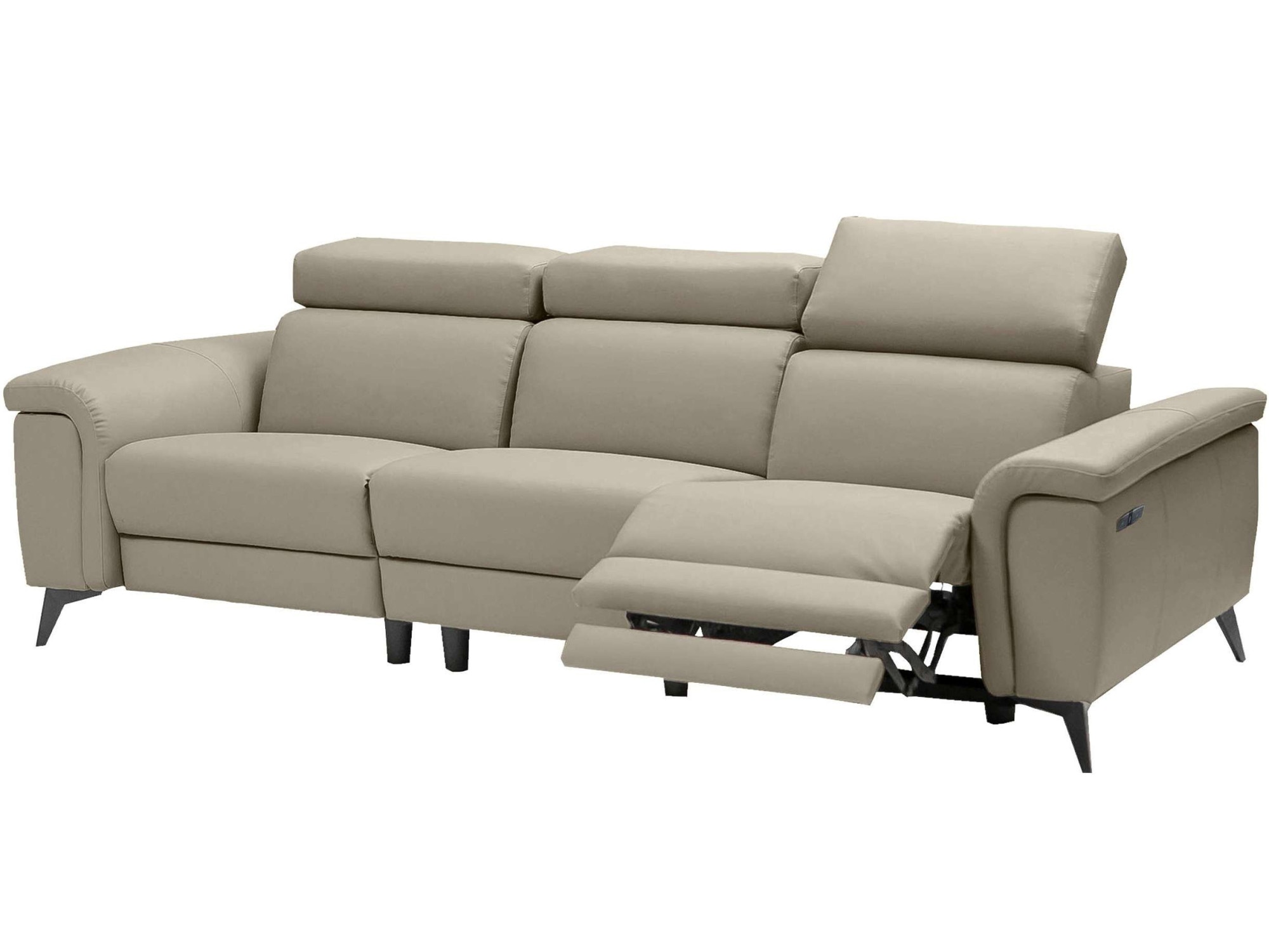 Places of Style 3-Sitzer »Marita«, mit elektrischer Relaxfunktion in einem Sitz und USB-Anschluss