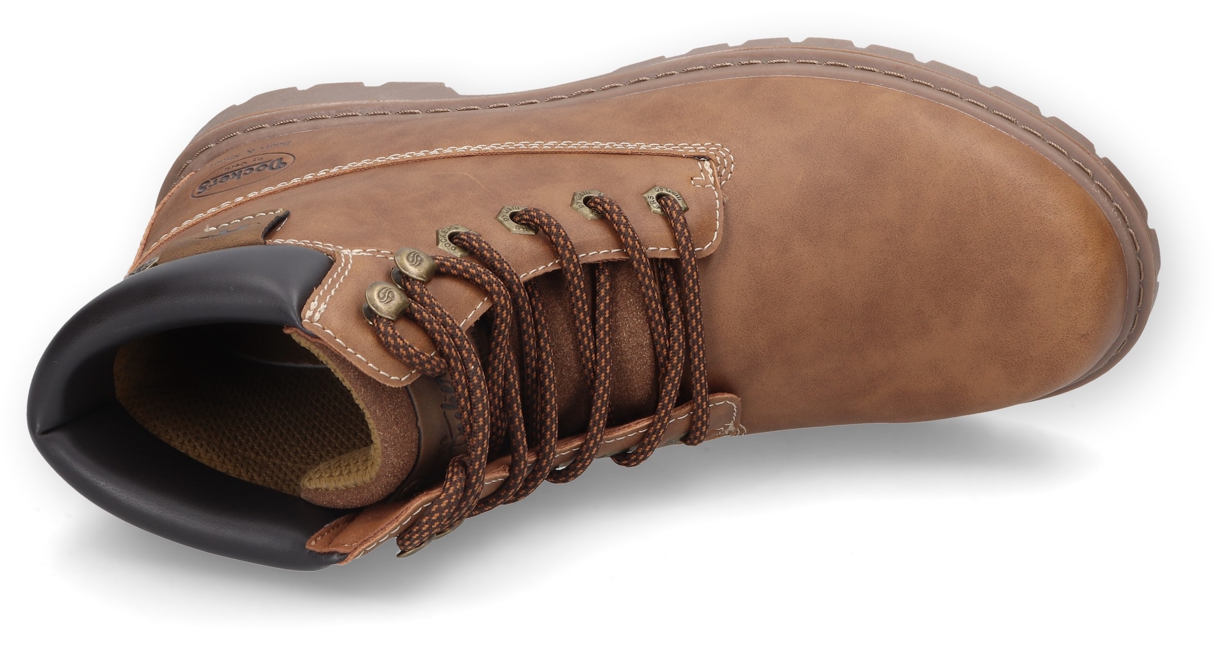 Dockers by Gerli Schnürstiefel, Worker Boots, Hiking Boots, Schnürboots mit Blockabsatz