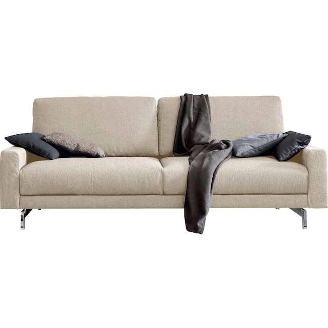 hülsta sofa 3-Sitzer »hs.450«, Armlehne niedrig, Fuß chromfarben glänzend,  Breite 204 cm bequem bestellen