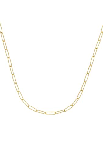 Goldkette »Kette lange diamantierte Ankerglieder, Gold 585«