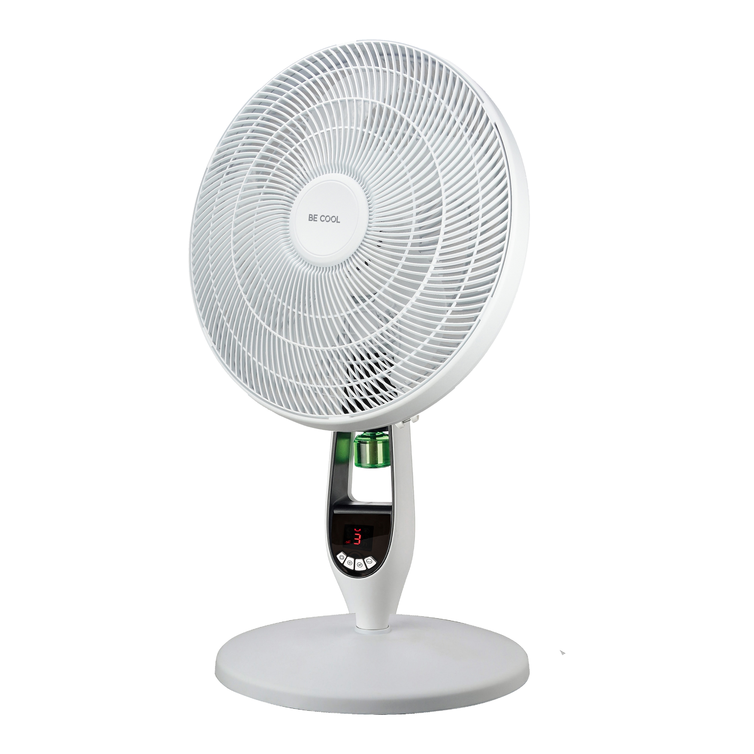 be cool Standventilator »Stand- und Tischventilator 40cm mit Mückenabwehr BC40STMOSQ weiß«, flexibel einsetzbar, Display