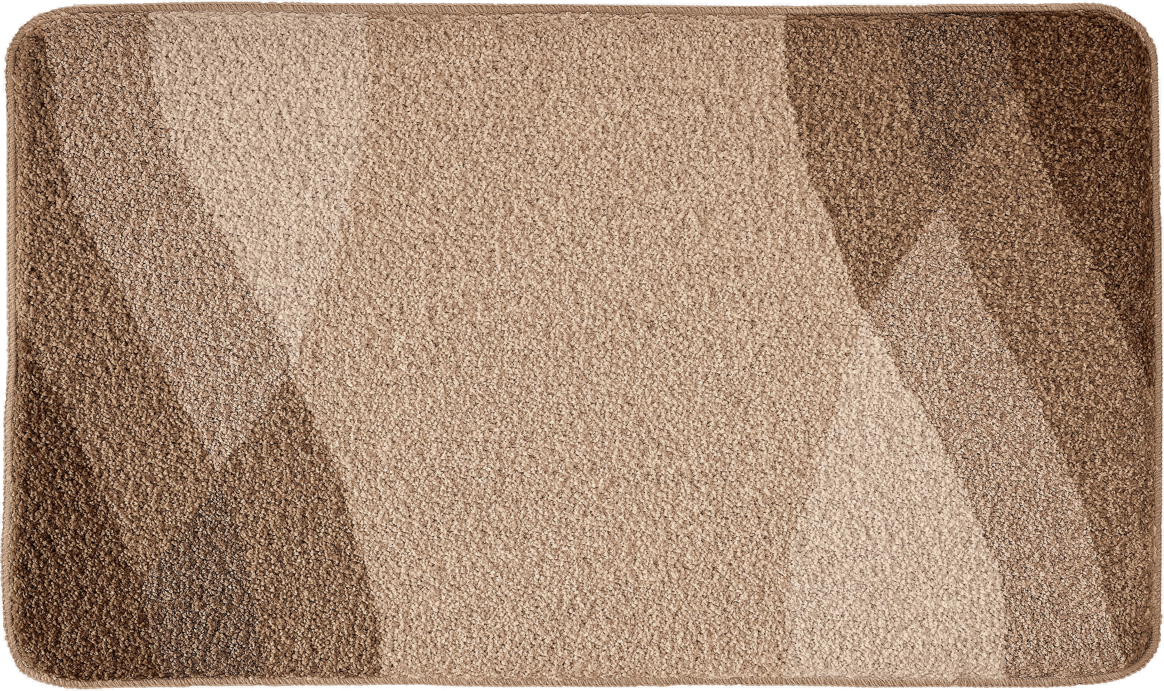 Kleine Wolke Badematte »Suri«, rutschhemmend beschichtet, fußbodenheizungsgeeignet, Badteppich, modernes geschwungenes Design, Farbverlauf, waschbar
