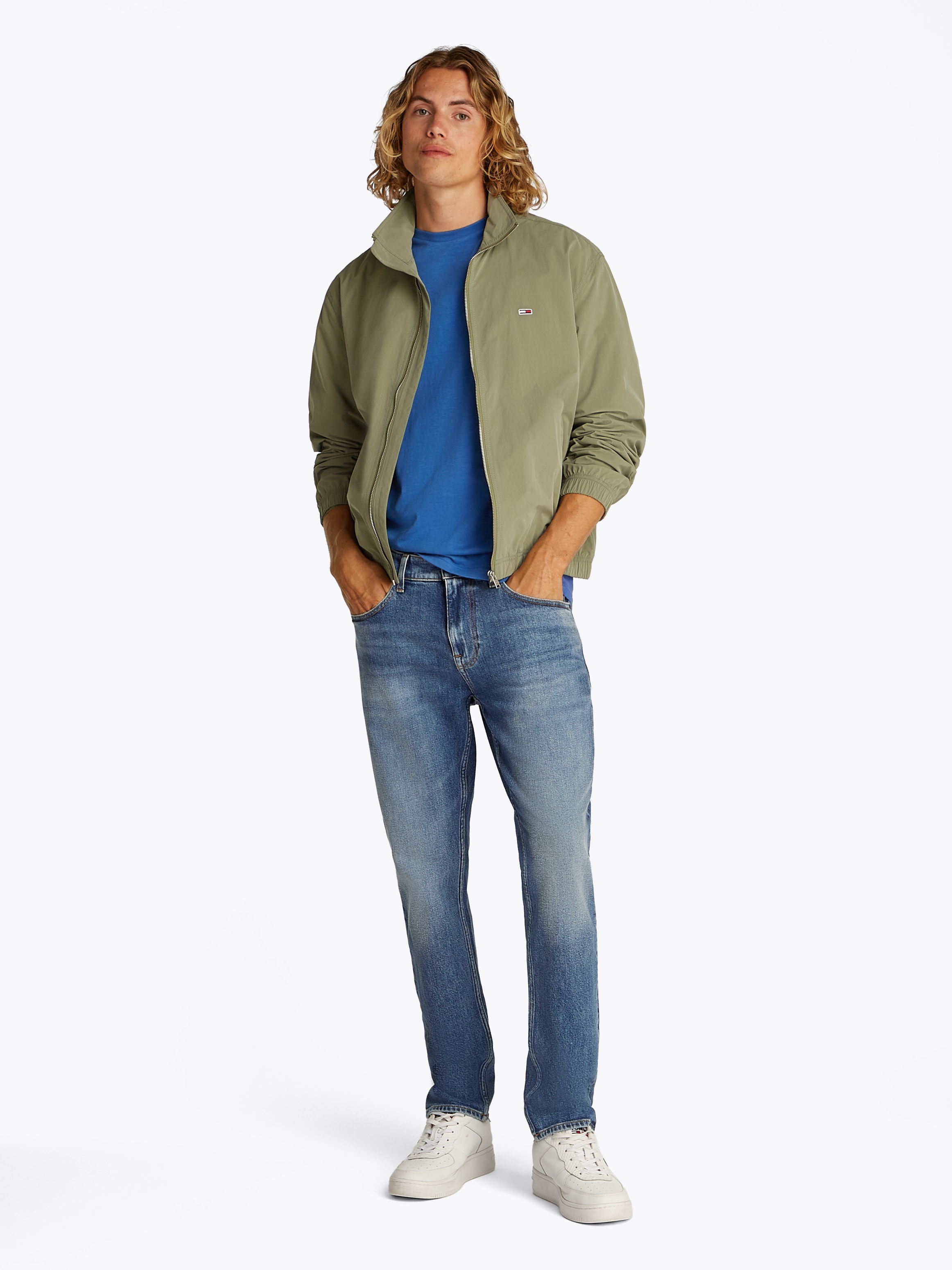 Tommy Jeans Slim-fit-Jeans »Austin Slim Tapered«, Mit Gürtelschlaufen