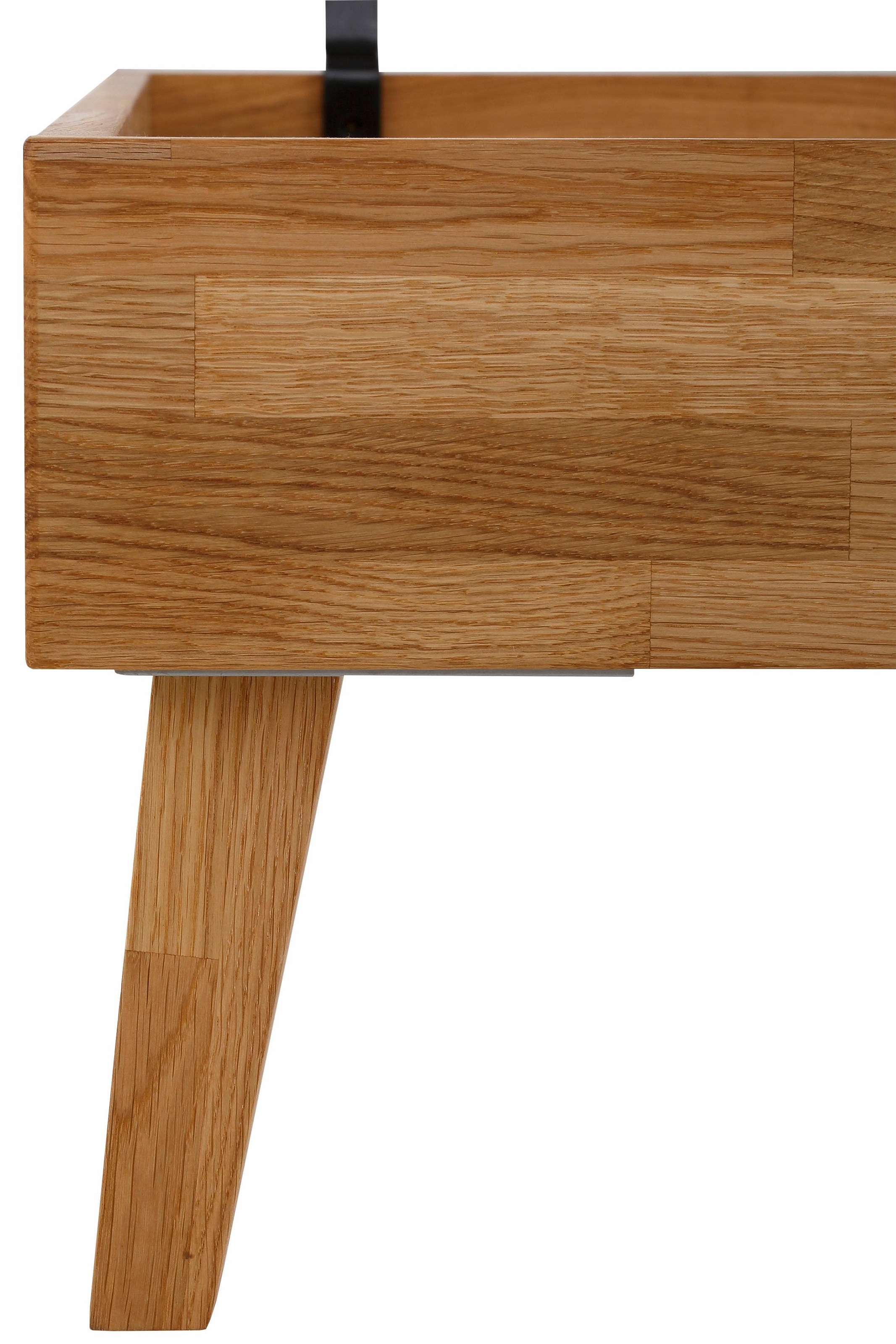 Home affaire Bett »Natali« aus massiver Eiche, in verschiedenen Breiten