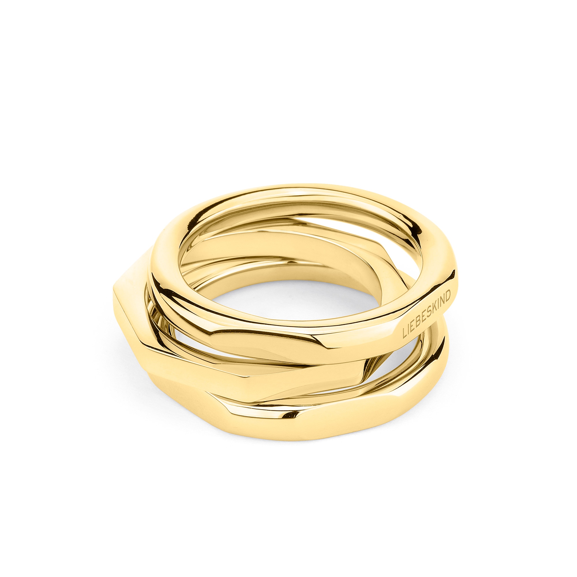 Liebeskind Berlin Ring-Set »Schmuck Geschenk Edelstahl Ring Urban Chic«