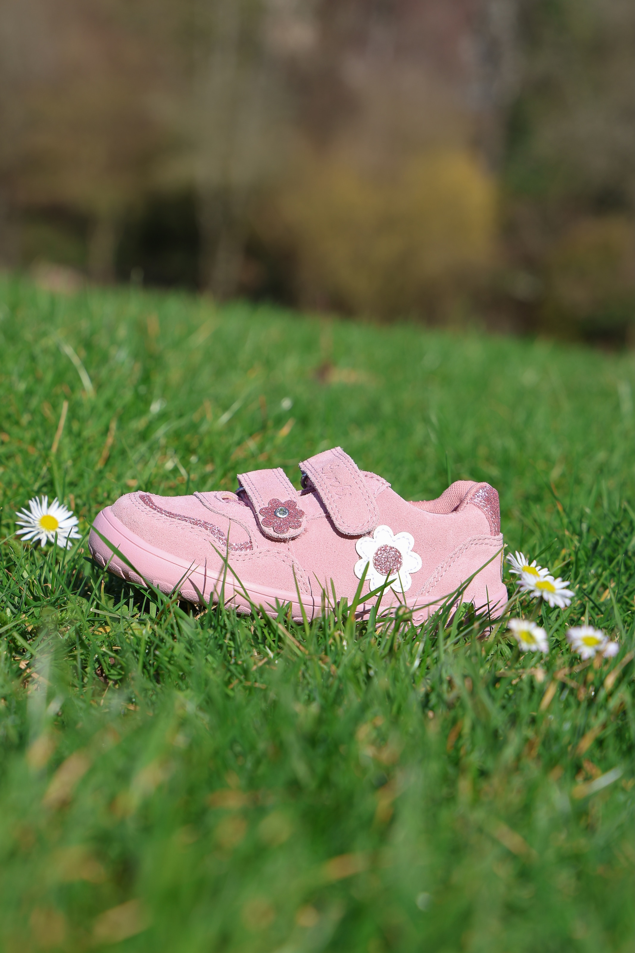 Lurchi Barfußschuh »Jola Barefoot«  , Halbschuh, Sneaker mit Blüten, Größenschablone zum Download