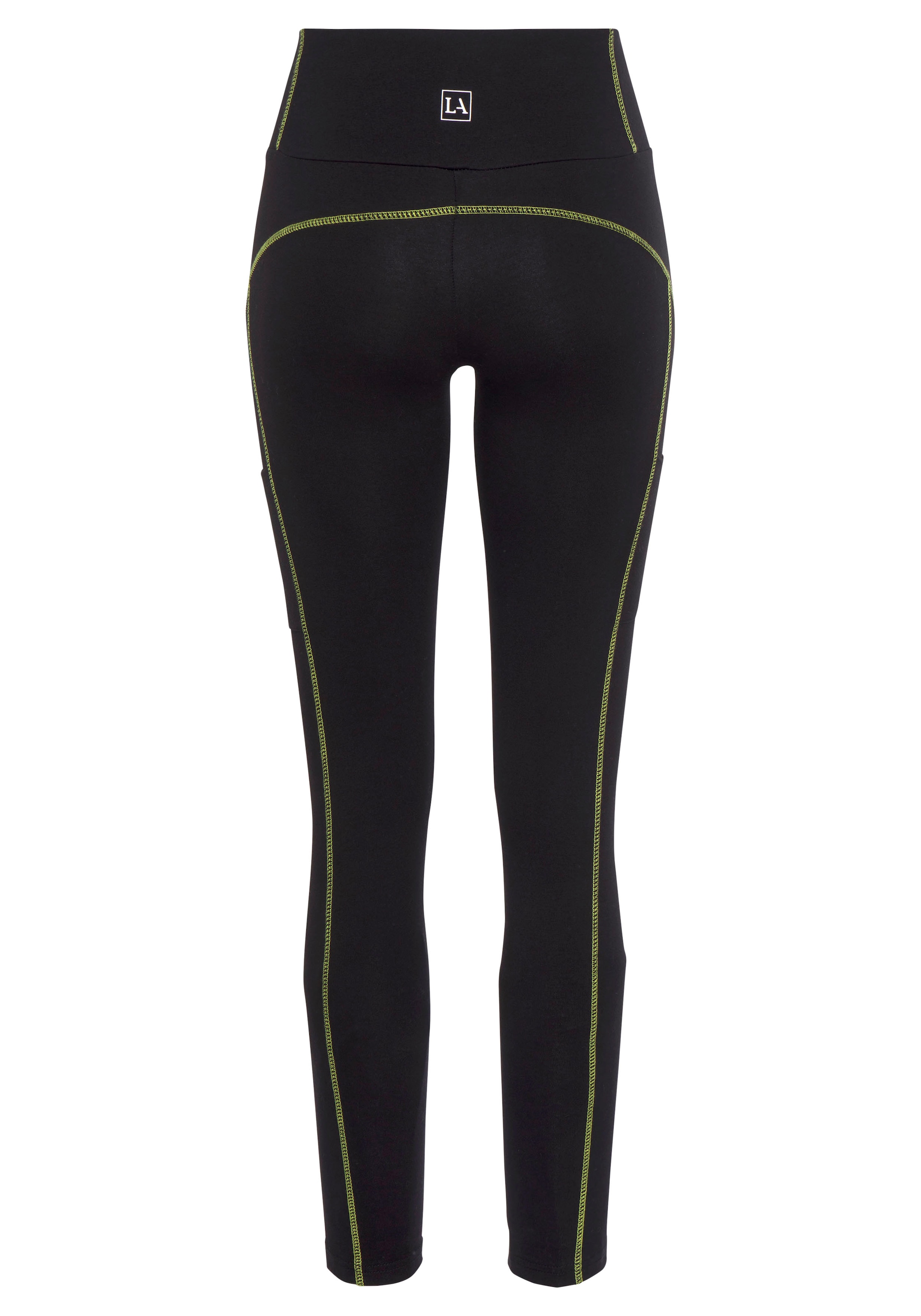 LASCANA ACTIVE Leggings, mit Kontrastnähten und breitem Bund